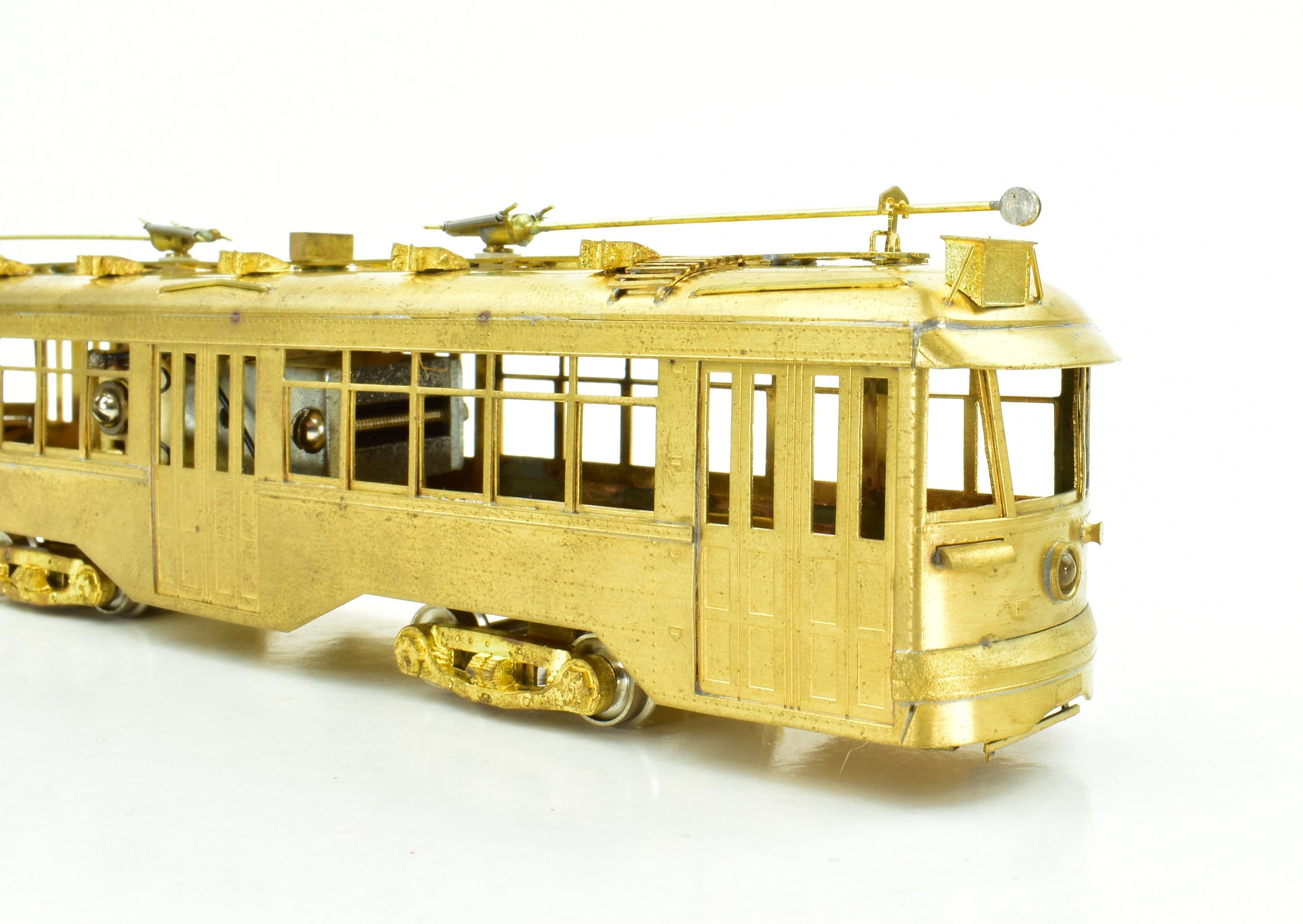 High - Quality HO Scale Brass Los Angeles Railway Type M - 1 Streetcar by S. Soho & Co. LARY