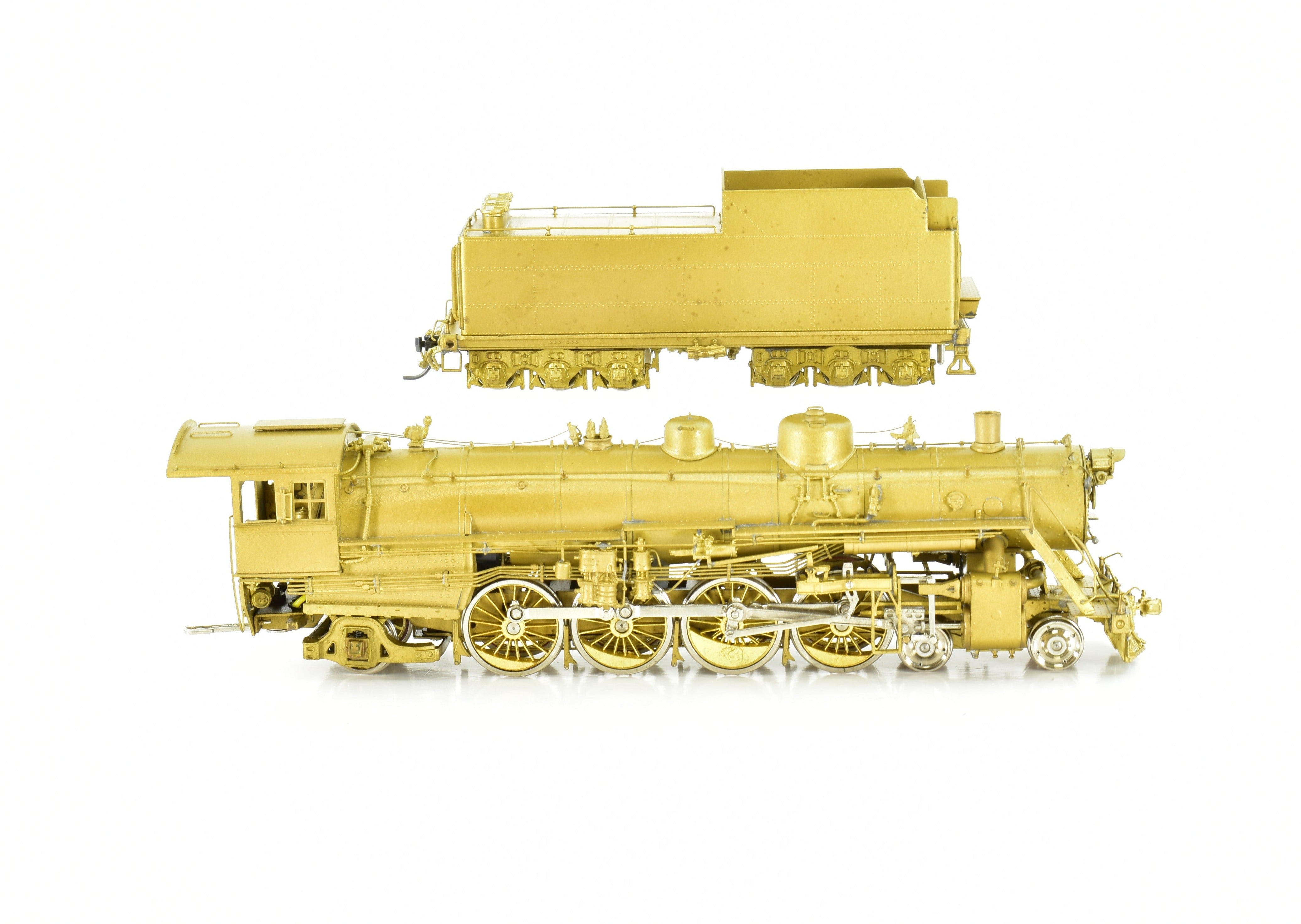 HO Brass OMI Overland Models CB&Q Burlington Route B-1A 4-8-2 Well-Detailed Model