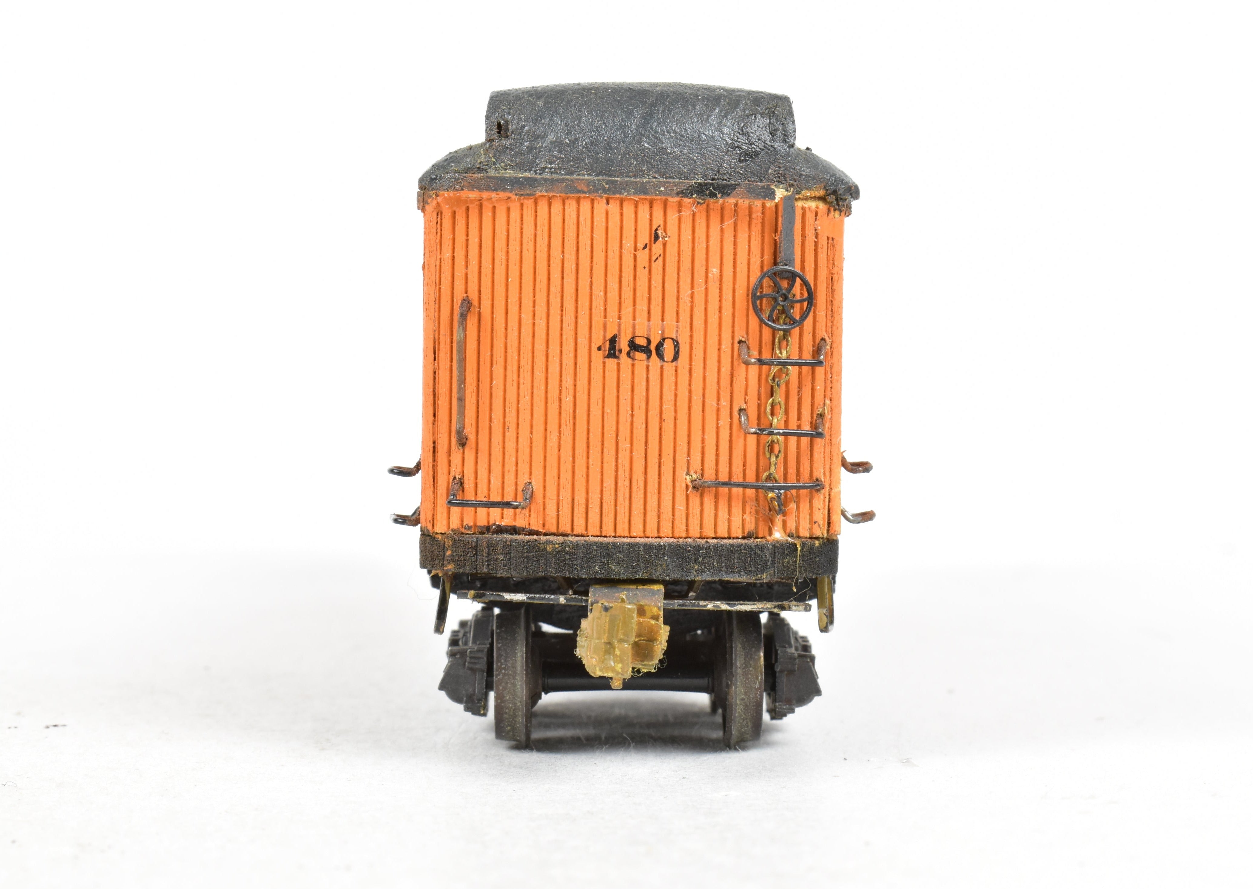 La Belle Woodworking Illinois Terminal Freight/Baggage Trailer #480, Well-Built & Painted