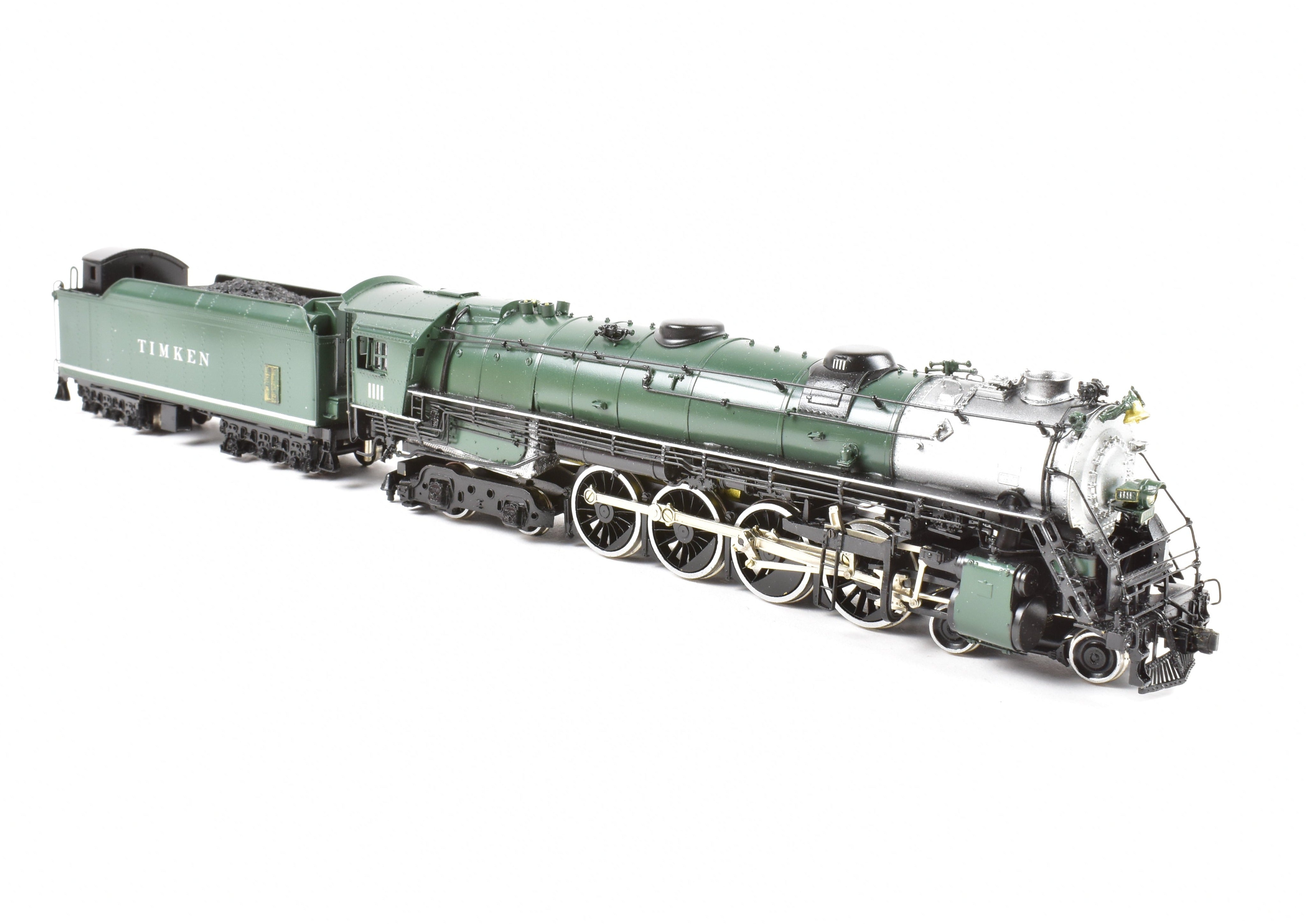 HO Scale Brass Model Train CON Key Imports Timken 4-8-4 No. 1111 Four Aces Professionally Painted