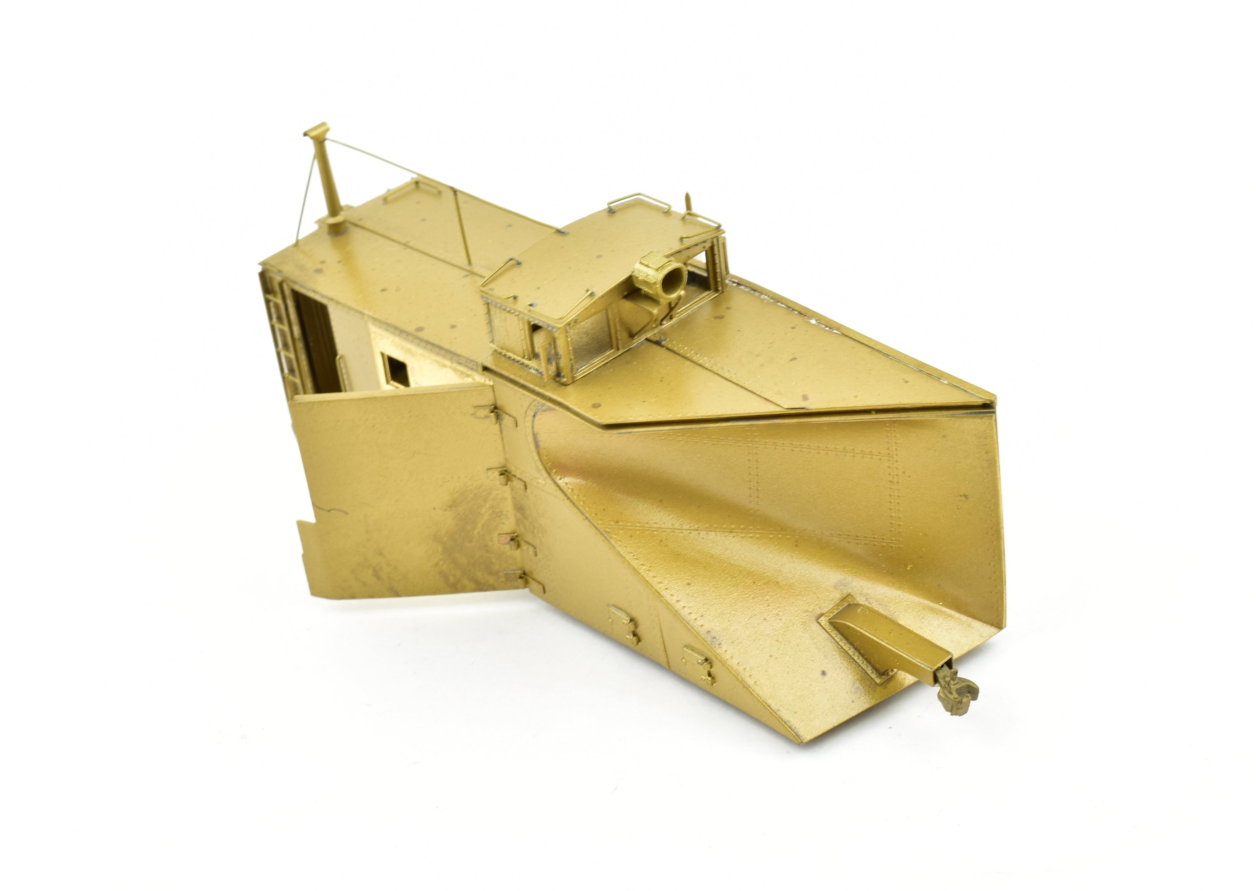 High - Quality HO Scale Brass Totem Models Canadian Pacific Railway Snow Plow - A Super - Rare Collectible Model