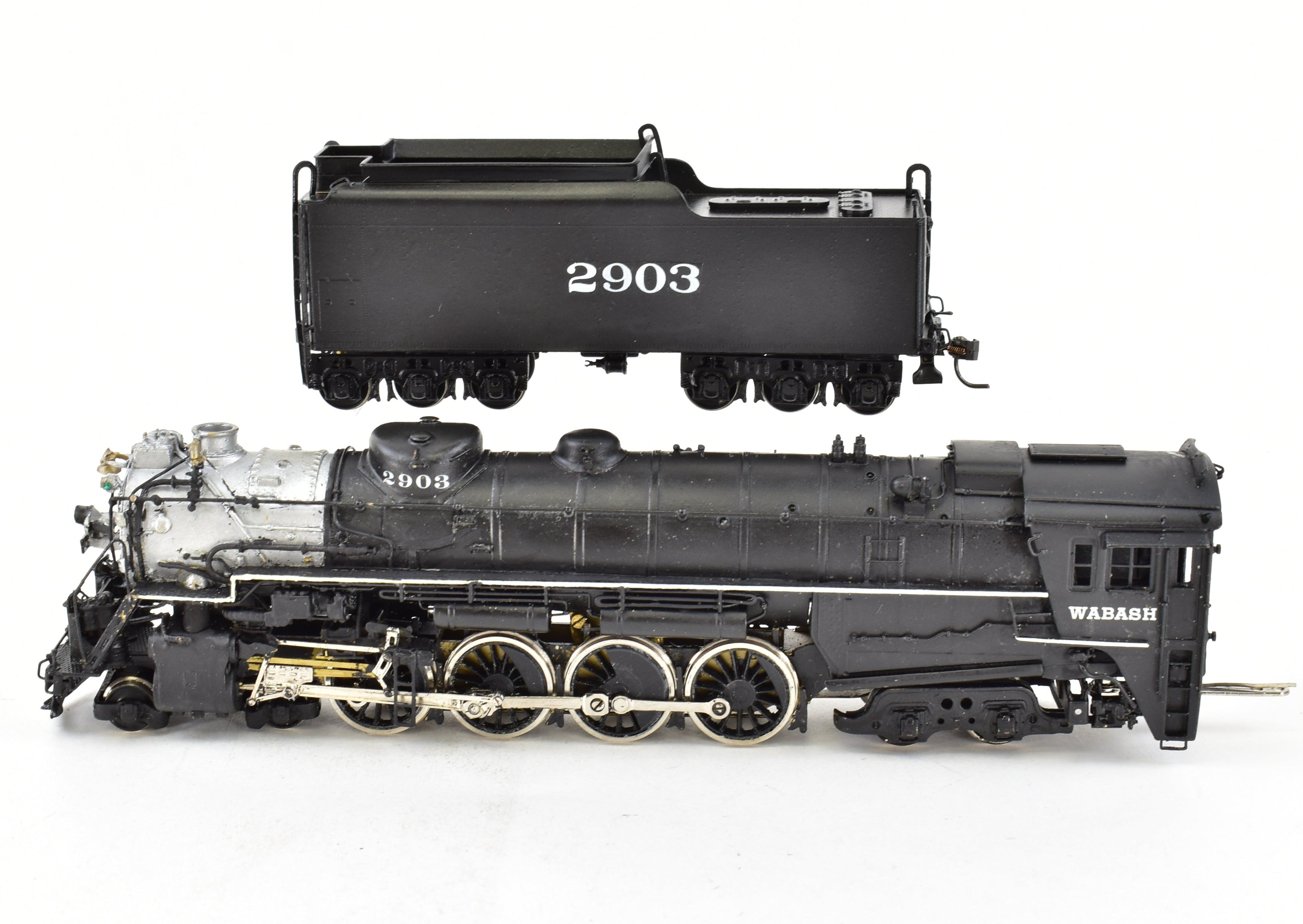 HO Brass Hallmark WAB - Wabash O - 1 Class 4 - 8 - 4 Custom Painted Locomotive #2903
