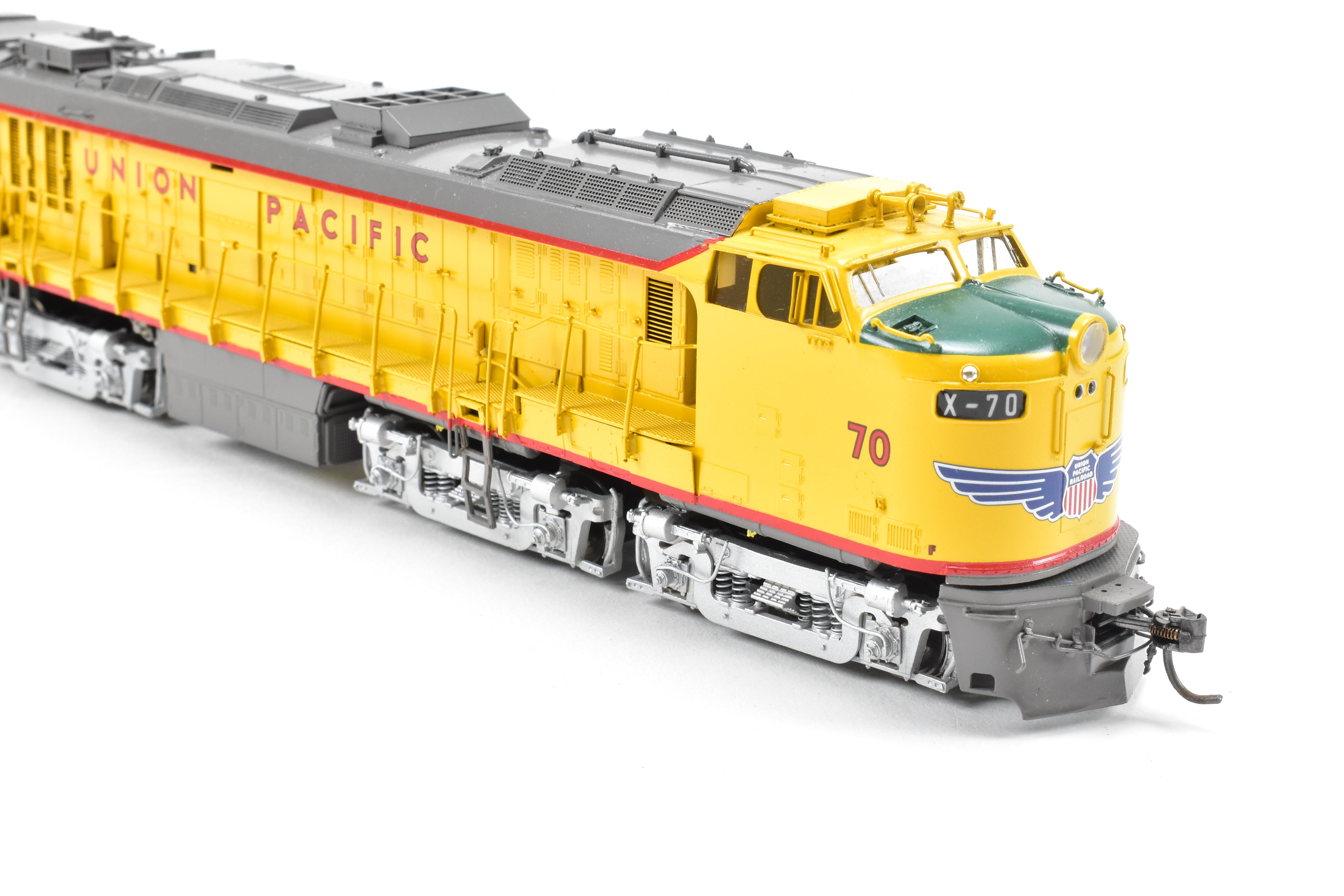HO Brass OMI UP Union Pacific Veranda Turbine Round Tender #73 Custom Painted