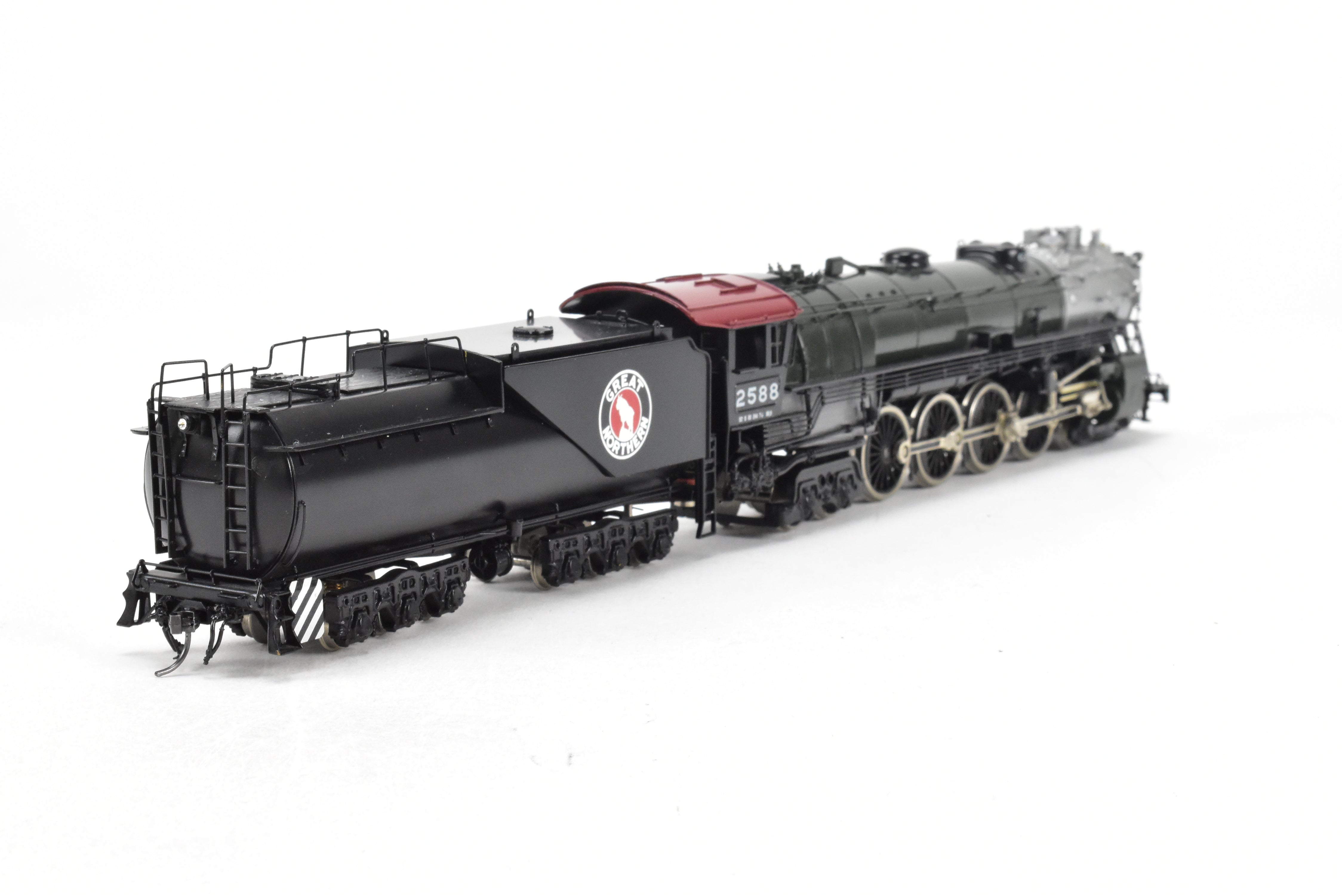 HO Scale Brass Tenshodo GN - Great Northern 4-8-4 Class S-2 Factory Painted Crown Model from the 1976 Production Run #2588