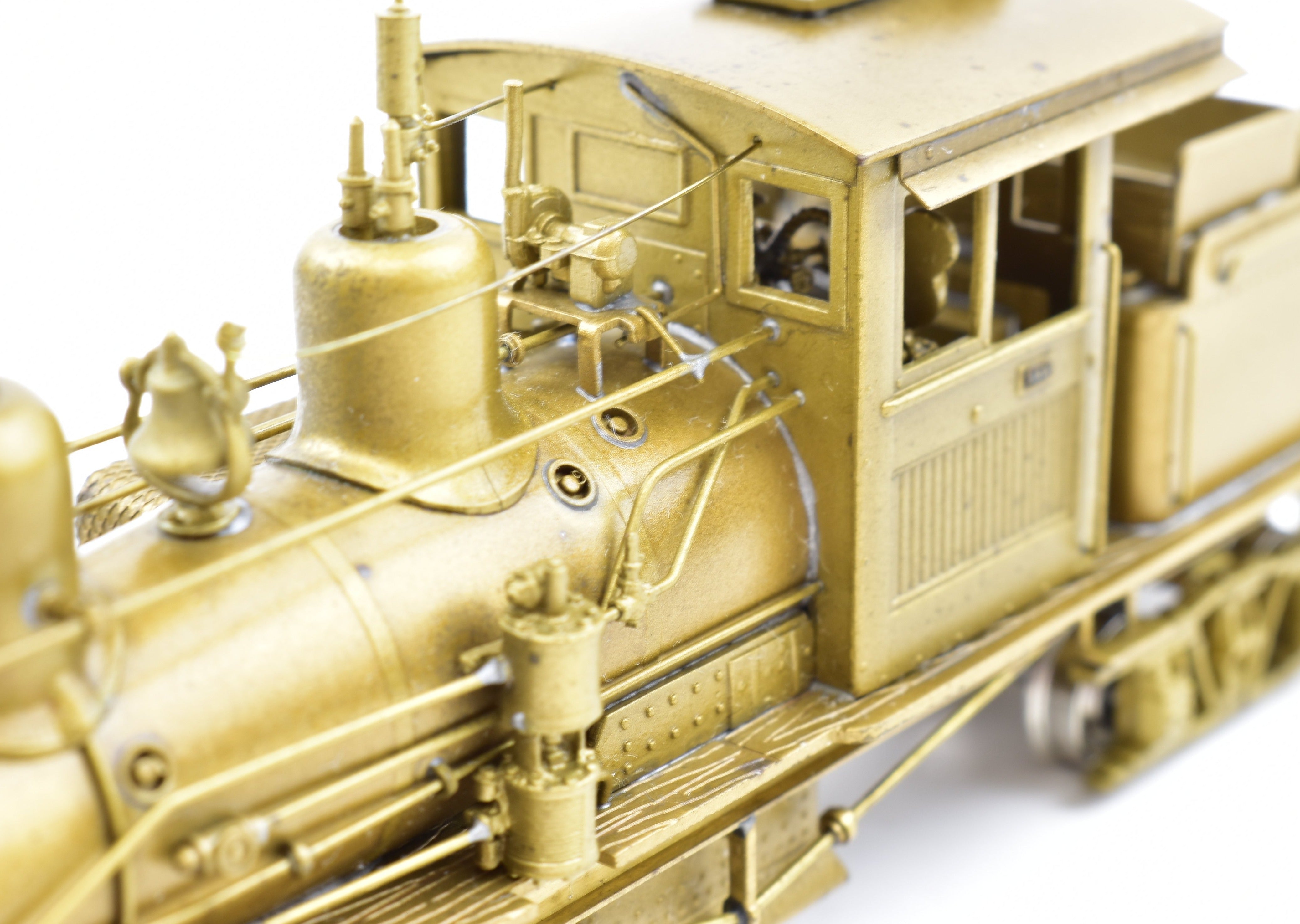 HO Scale Brass PFM - United Hillcrest - Osbourne Railroad 2 - Truck 25 - Ton Shay Geared Logging Locomotive Model