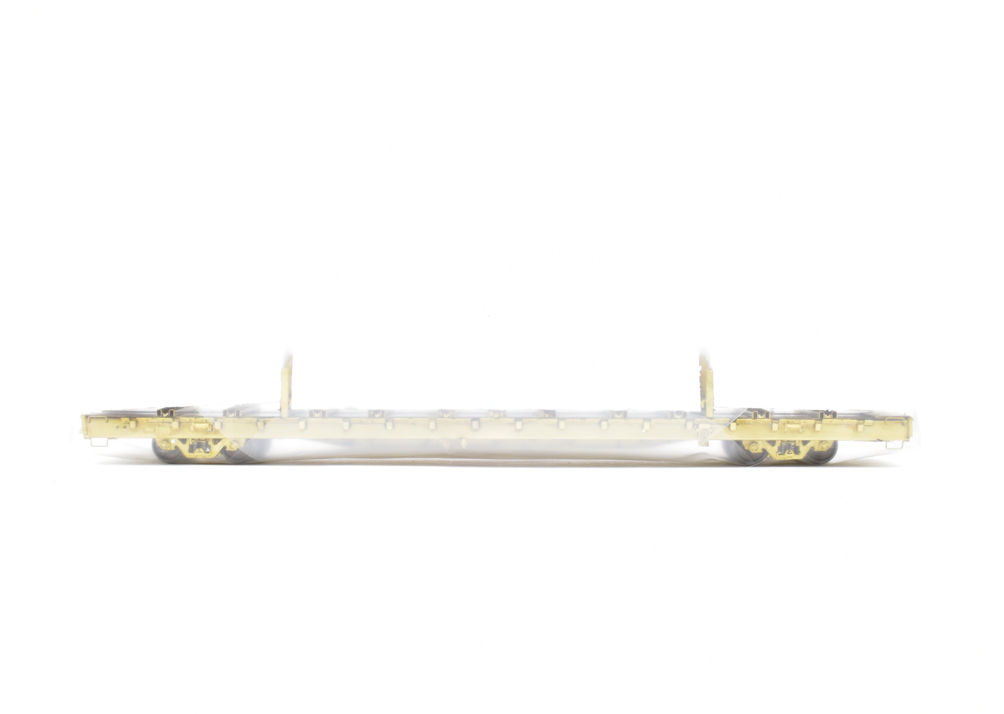 HO Scale Brass OMI - Overland Models, Inc. 68-Foot Finger Rack Flat Car Models for Various Railroads, Numbered from 80246 to 80519
