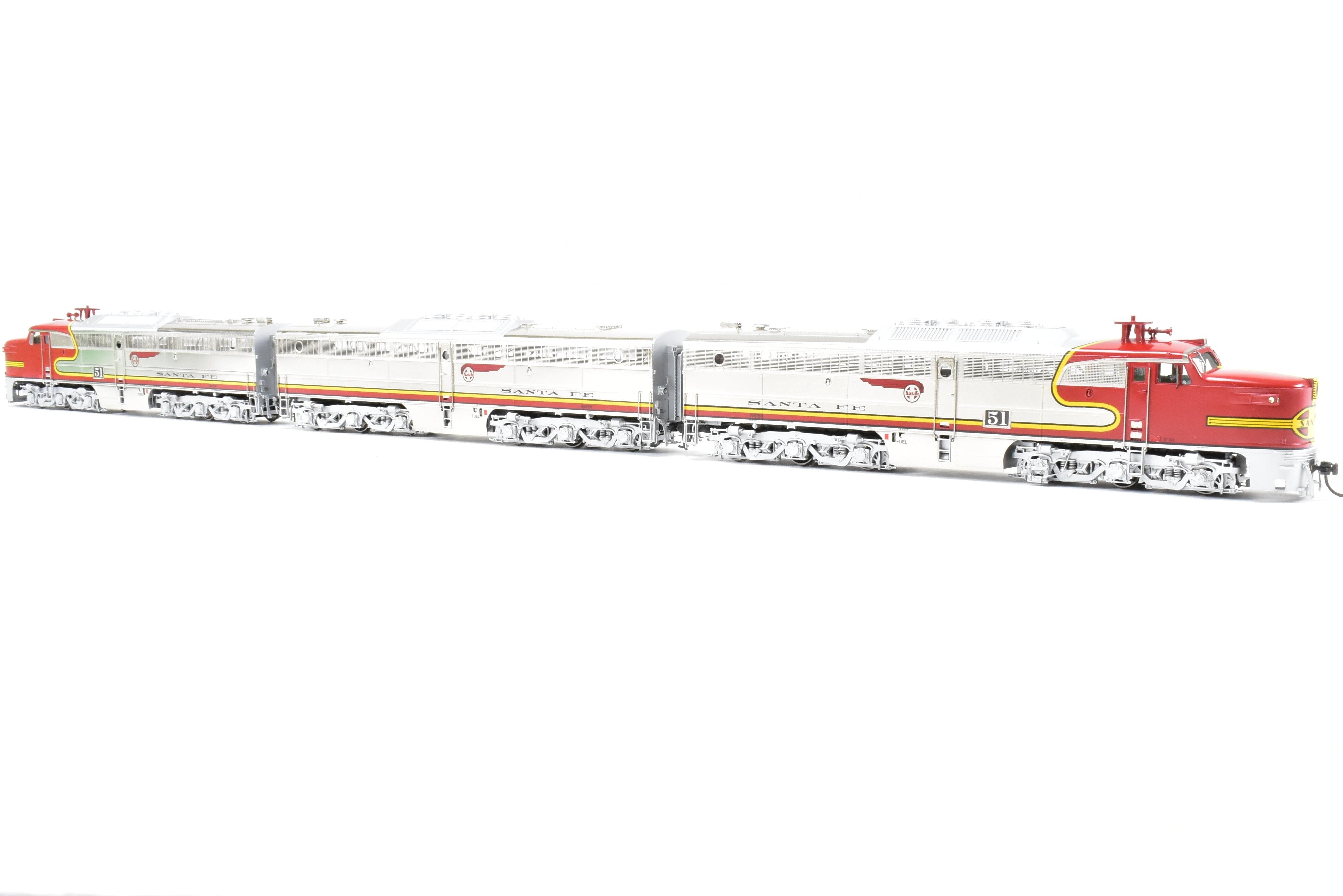 HO Brass OMI AT&SF Santa Fe ALCO PA-1/PB-1/EMD Repowered FP Set #51L/#51A/#51C