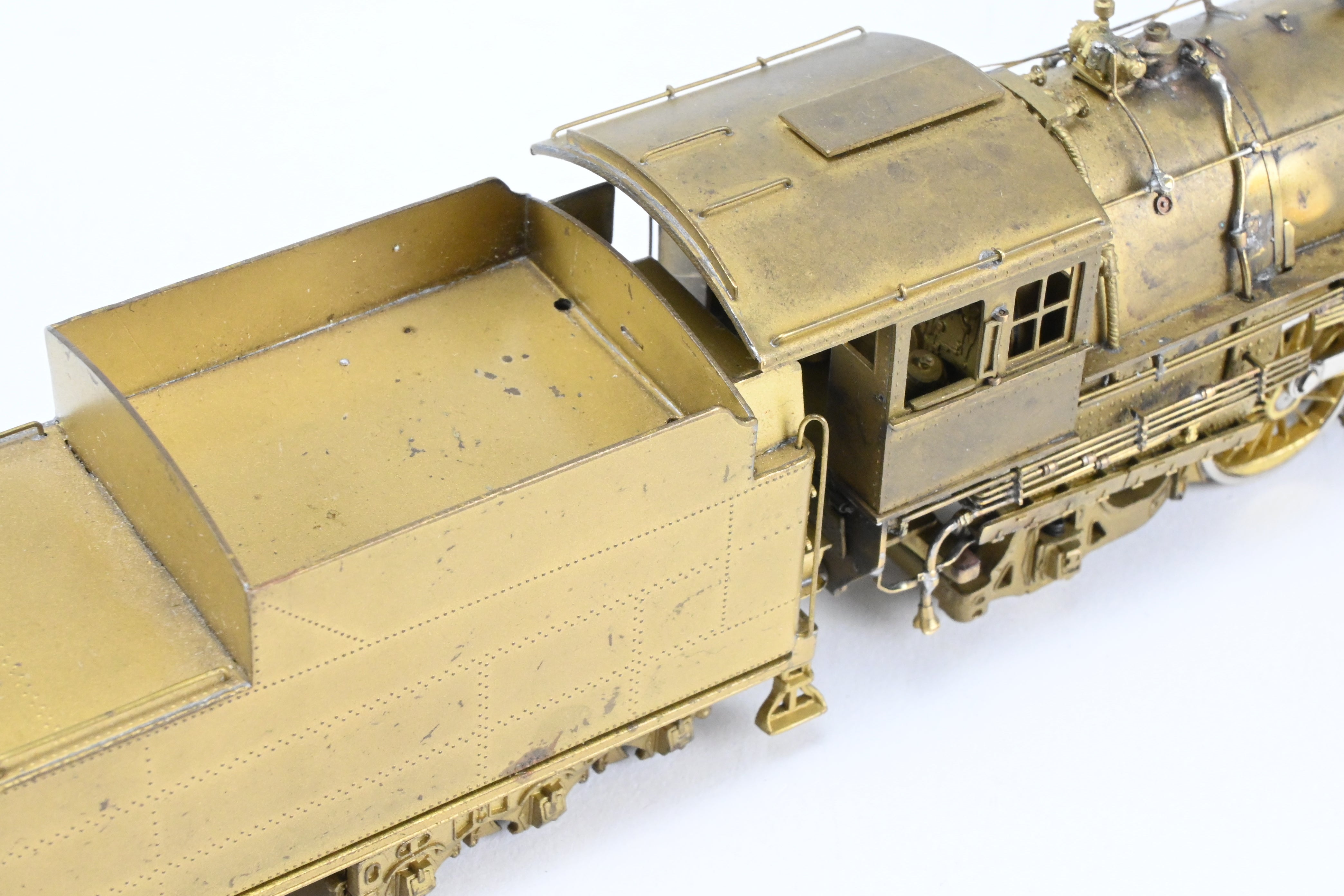 HO Scale Brass Model Train - Overland Models CB&Q - Burlington Route B-1A 4-8-2 Custom Modified by Joe G. Collias