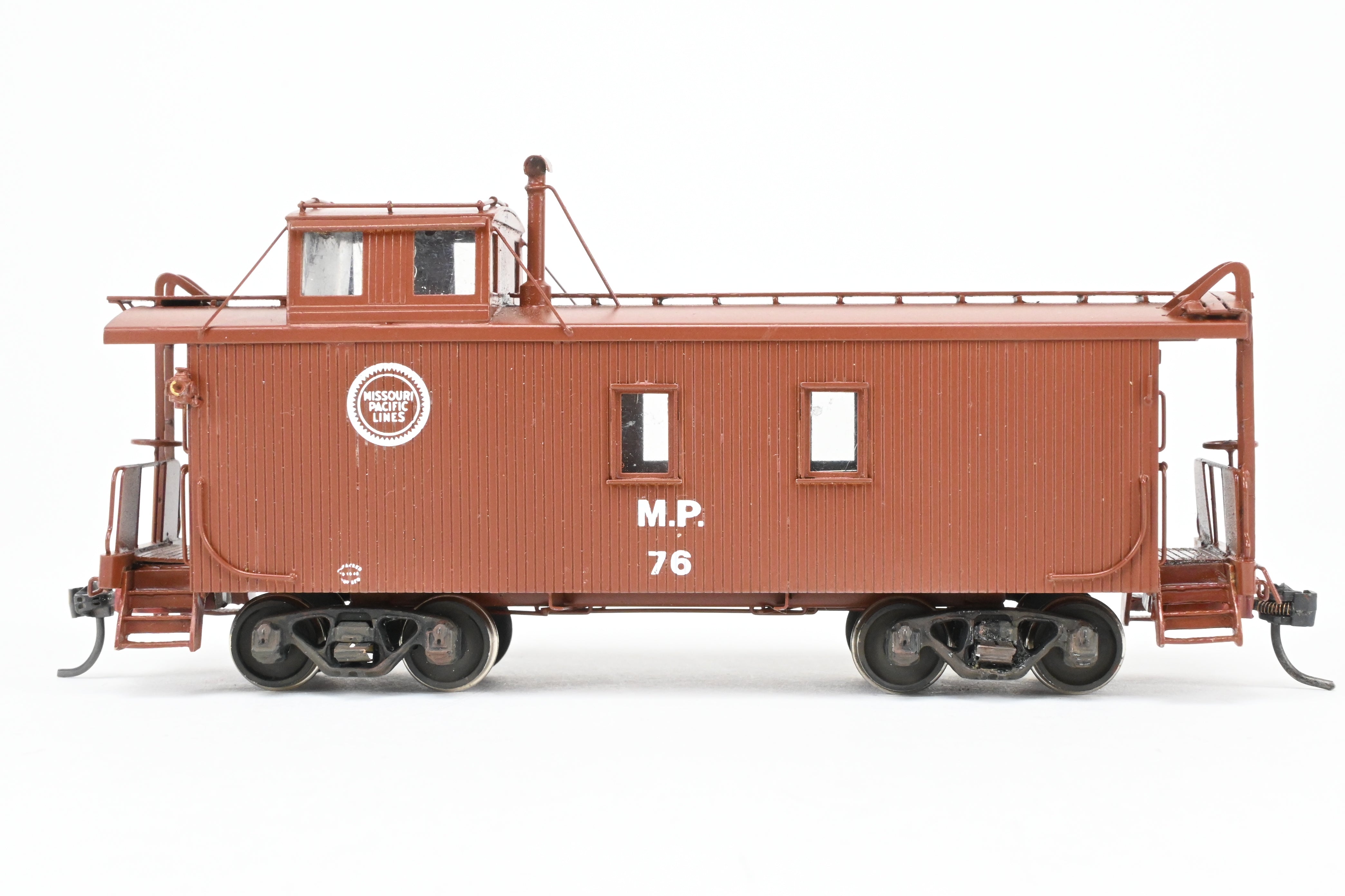 HO Scale Brass Model Missouri Pacific Wood Caboose CP Scratch Built by Joe G. Collias in REBOXX Packaging