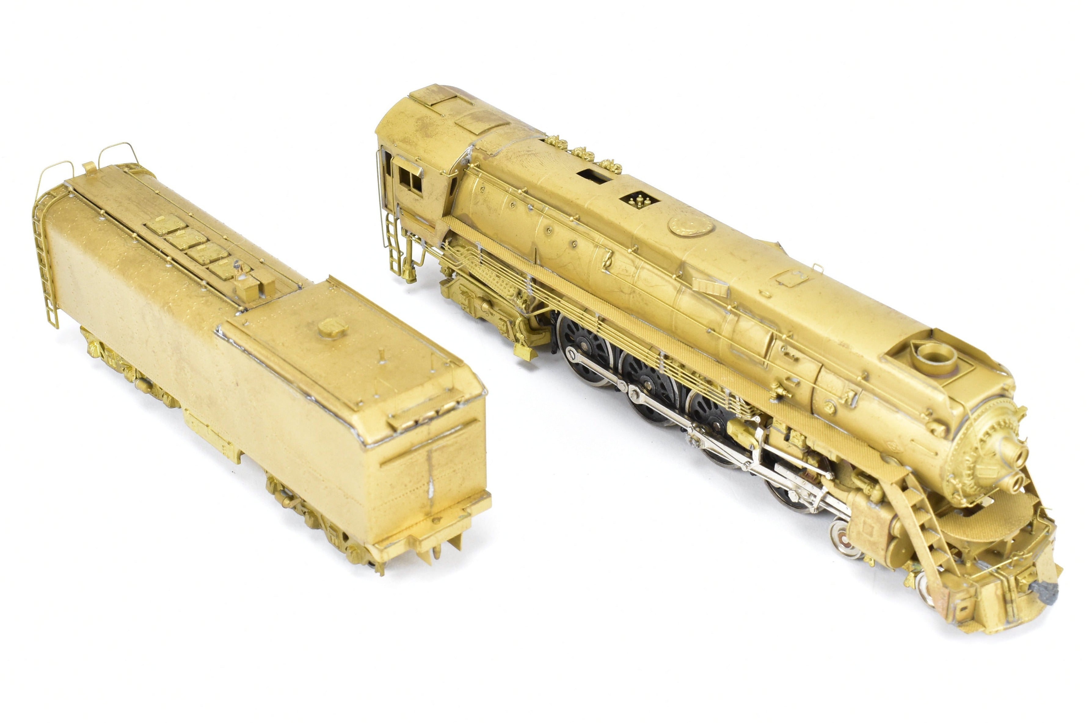 HO Scale Brass Balboa Southern Pacific GS - 4 4 - 8 - 4 Steam Locomotive Model with Detachable Skirts