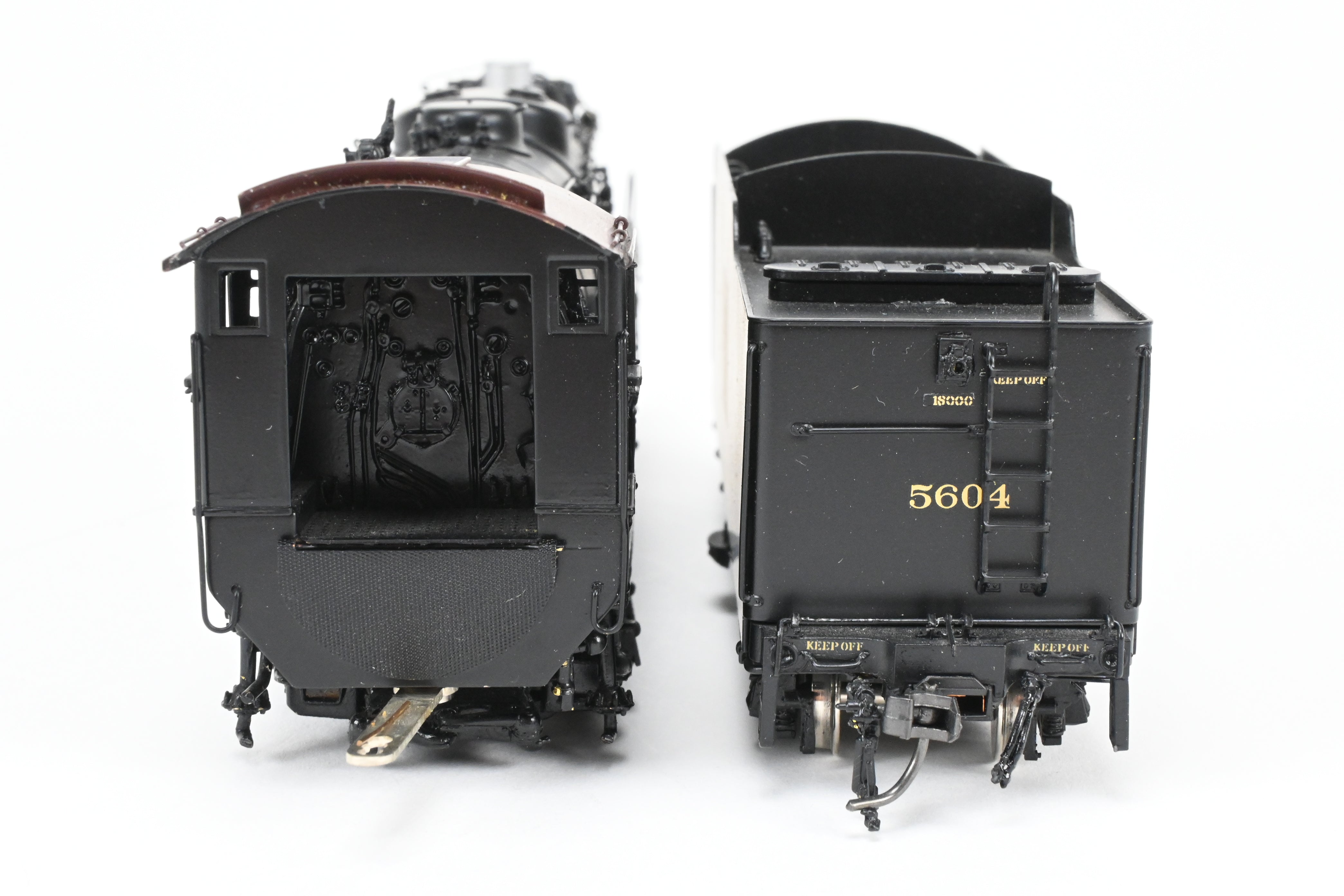 HO Scale Brass Oriental Limited CB&Q Burlington O-5 4-8-4 Open Cab Locomotive No. 5604