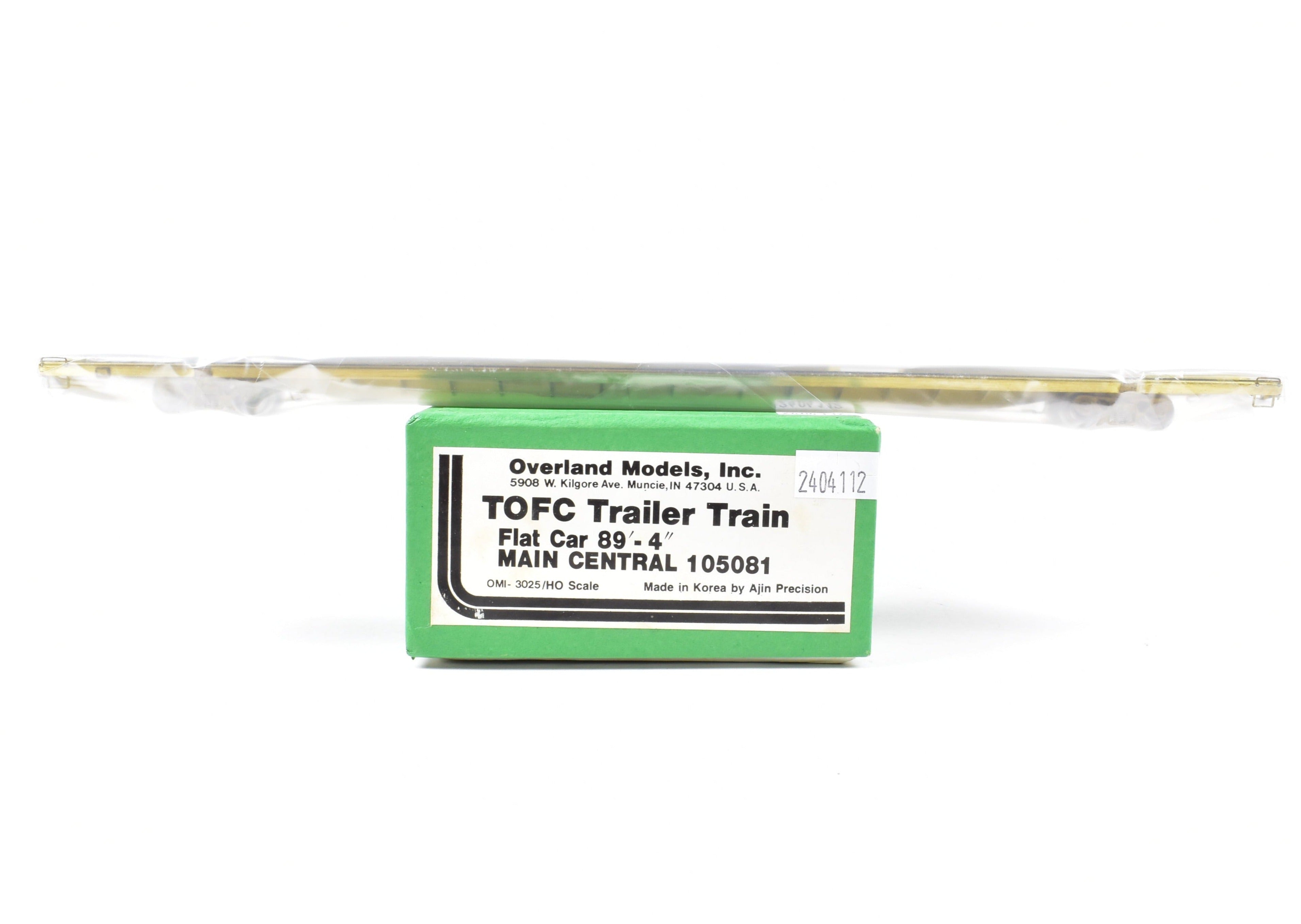 HO Brass OMI Overland Models MEC Maine Central 89'-4 TOFC Trailer Train Flat Car