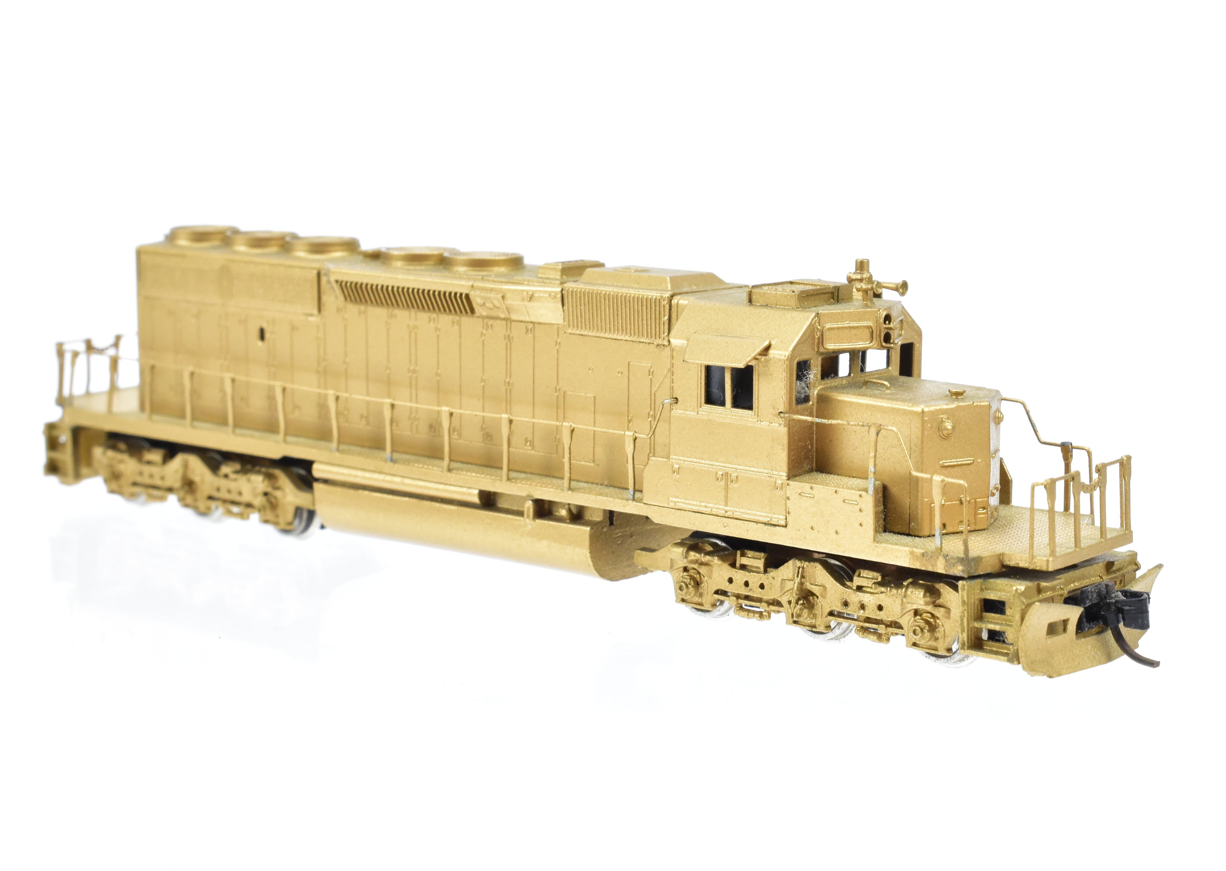 Unpainted N Scale Brass Key Imports AT&SF Santa Fe EMD SD40 - 2 Medium Nose Model