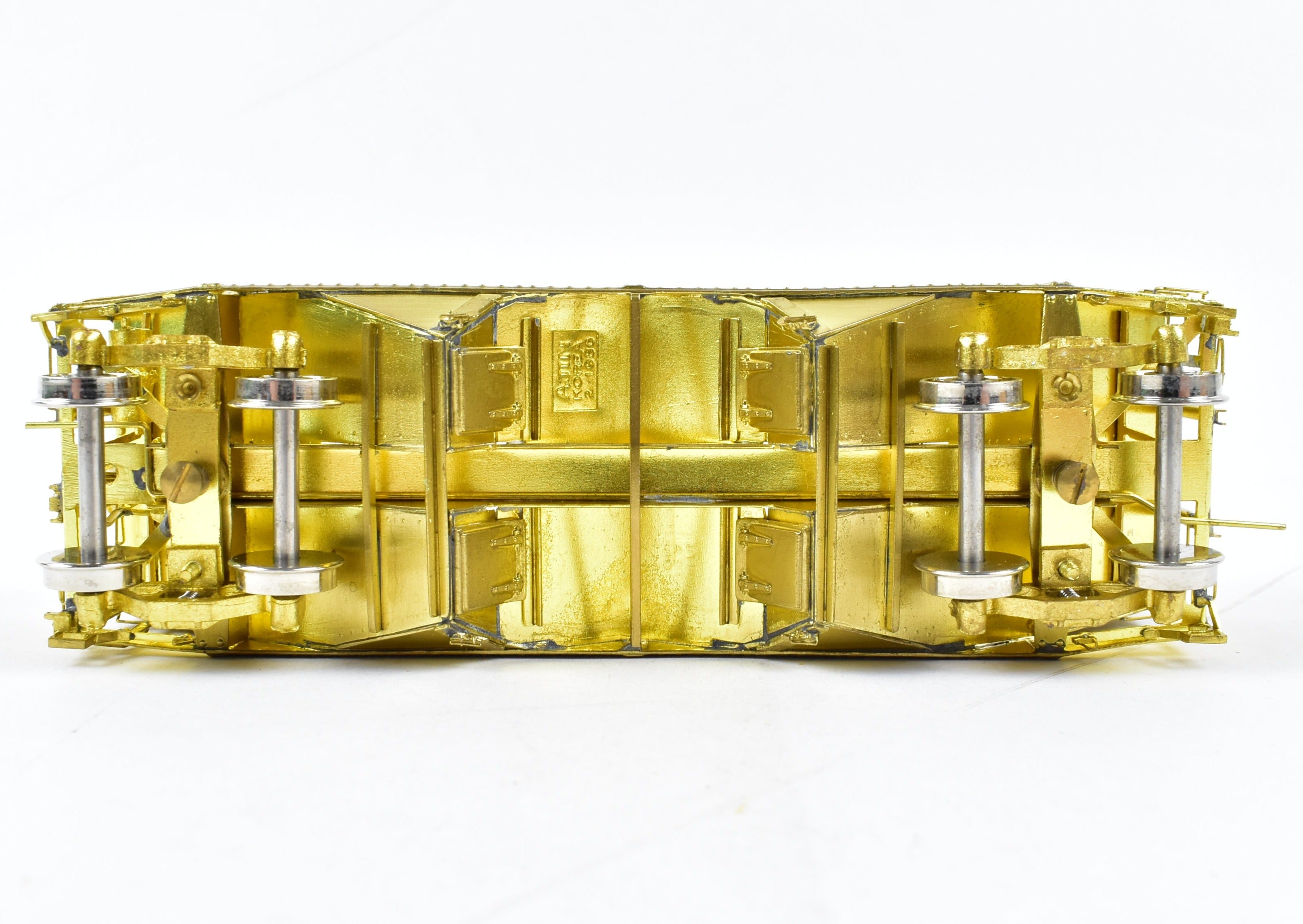 HO Scale Brass Freight Car - Overland Models, Inc. Chesapeake & Ohio (C&O) H-6 2 Bay Hopper Model