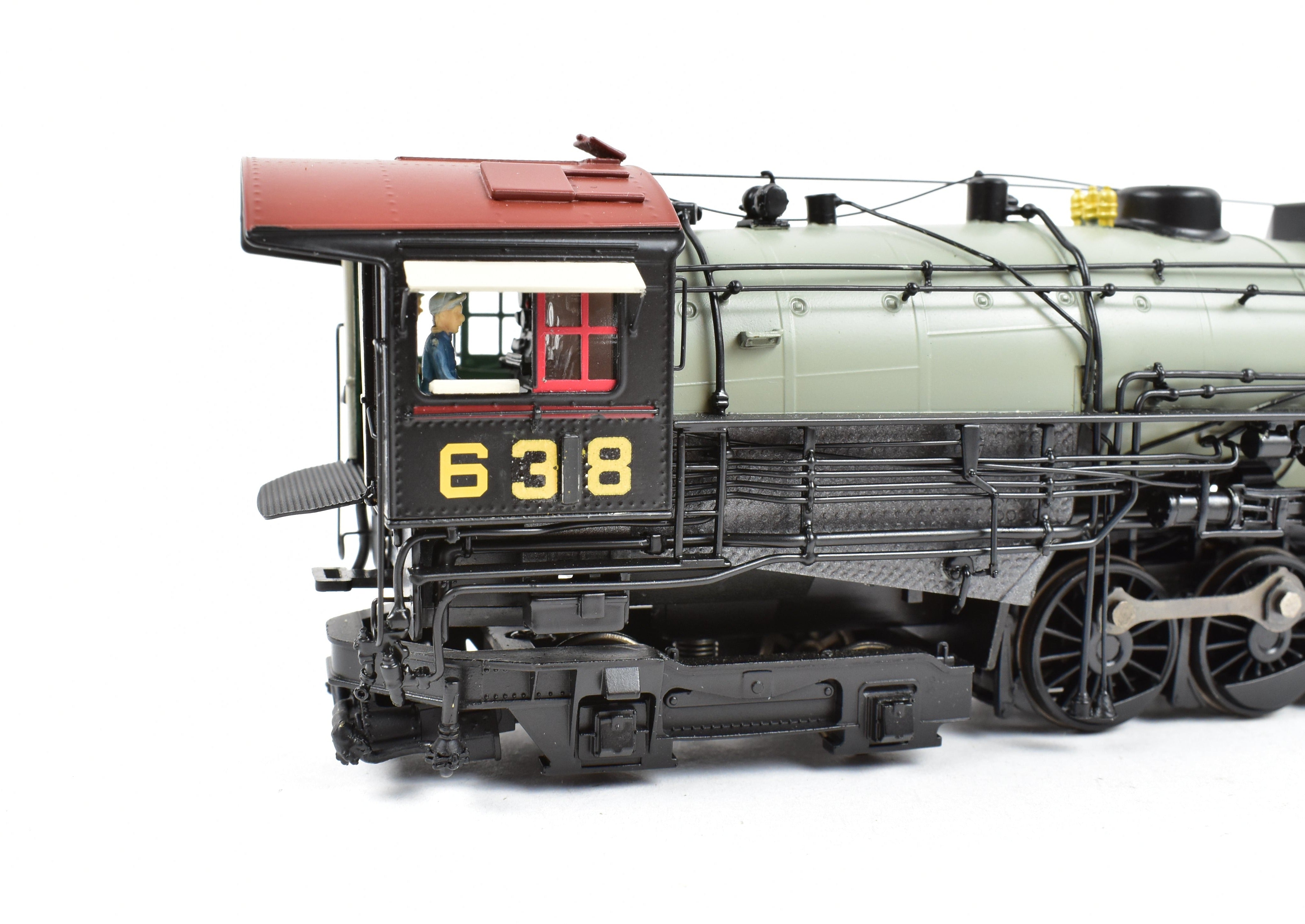 HO Scale Brass Hybrid BLI T&P 2-10-4 FP DCC & Sound Renumbered #638