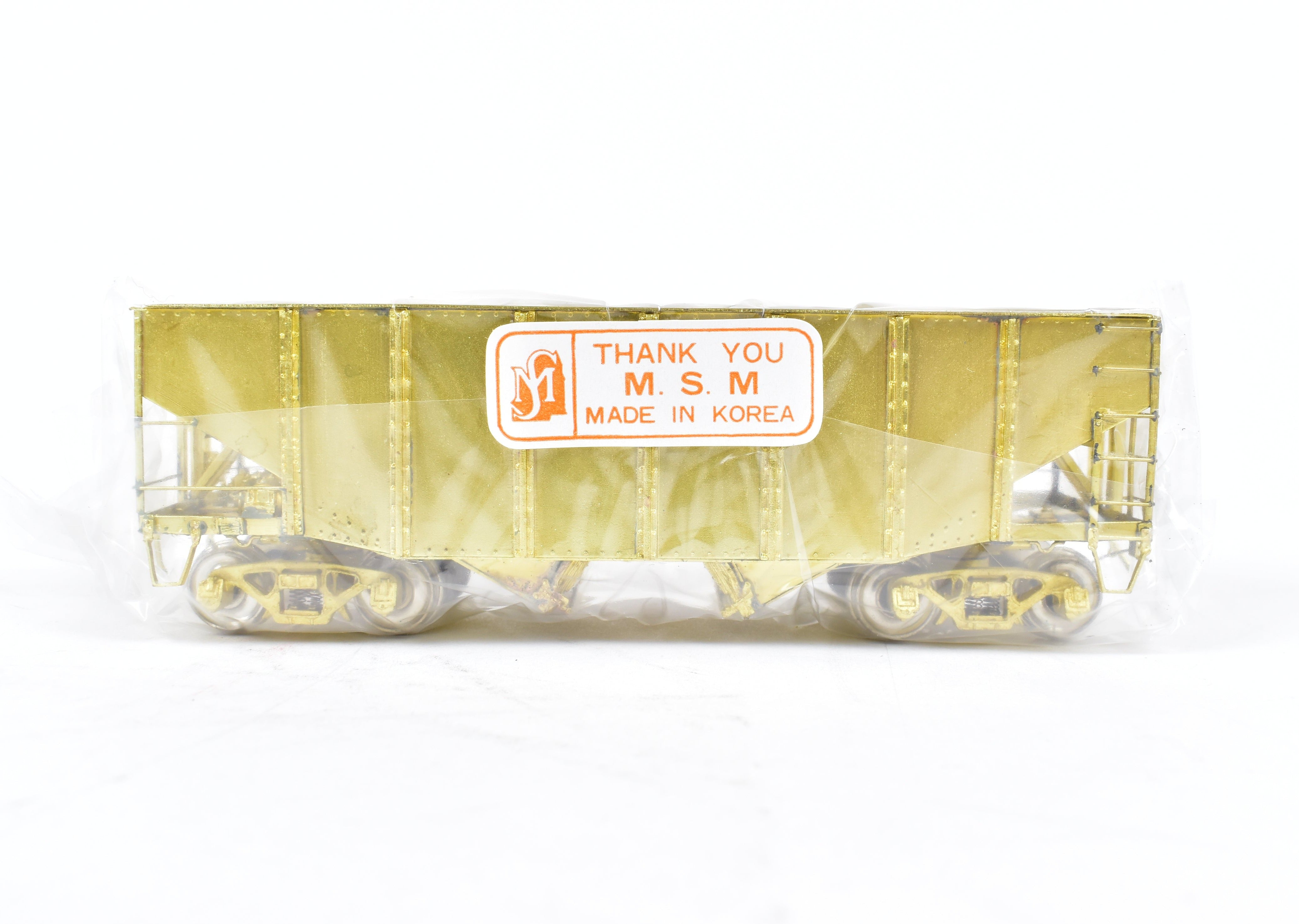 HO Brass OMI D&H 55-Ton 2-Bay Hopper in Near-New Condition