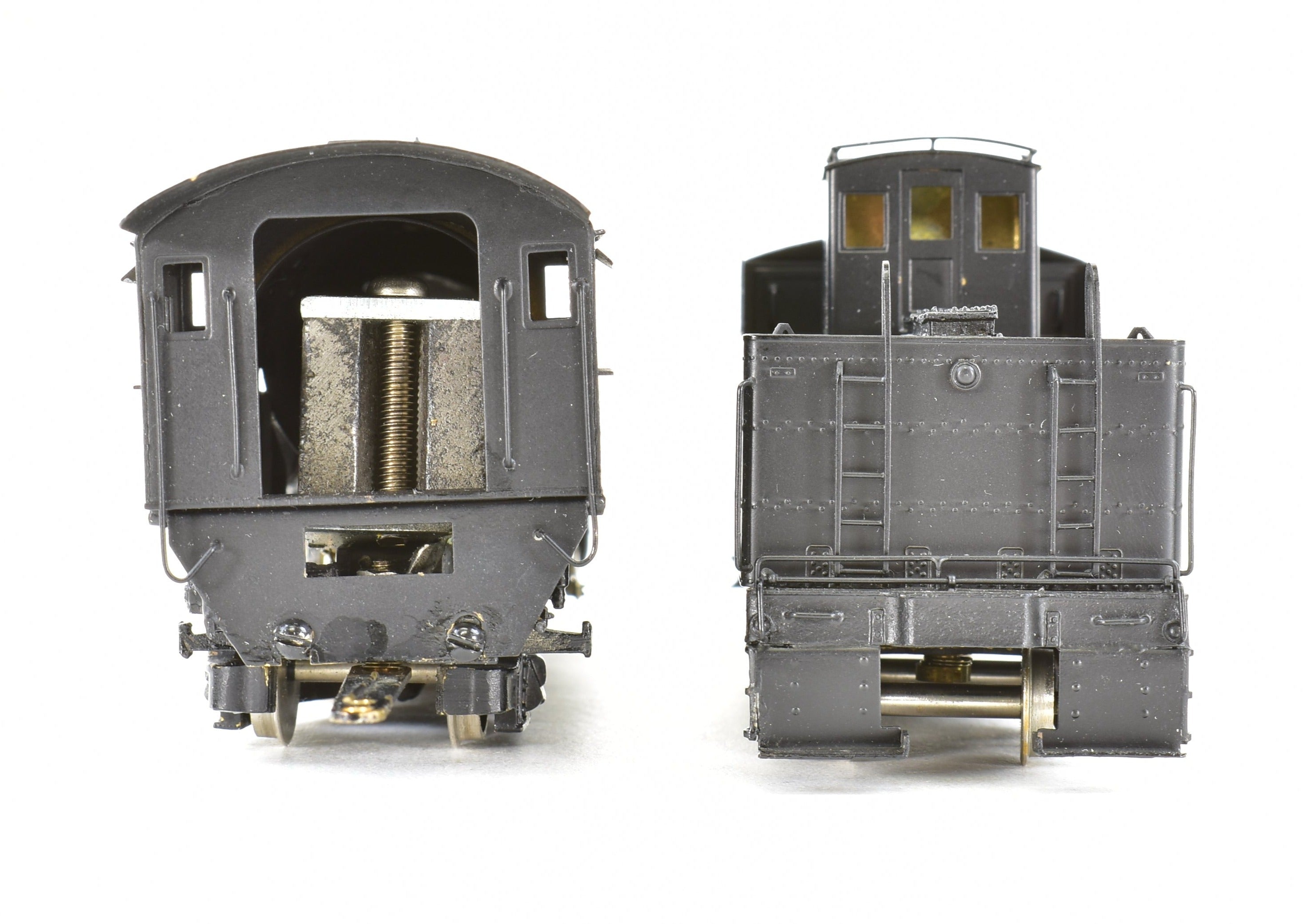 HO Scale Brass Hallmark Midland Valley 2-8-2 #601 with All-Black Custom Paint