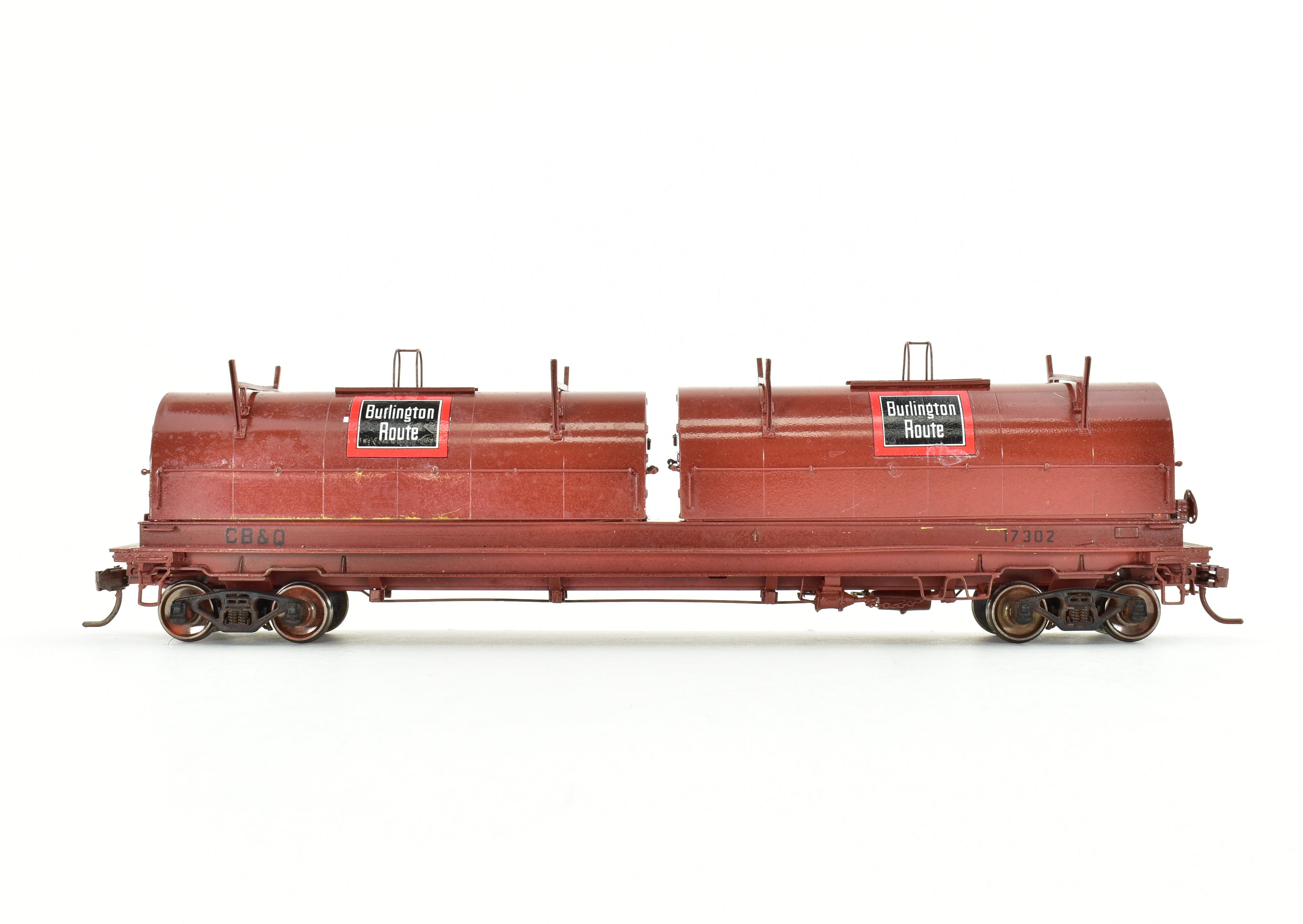 HO Brass OMI - Overland Models CB&Q Burlington Route Thrall Coil Steel Car AS-IS