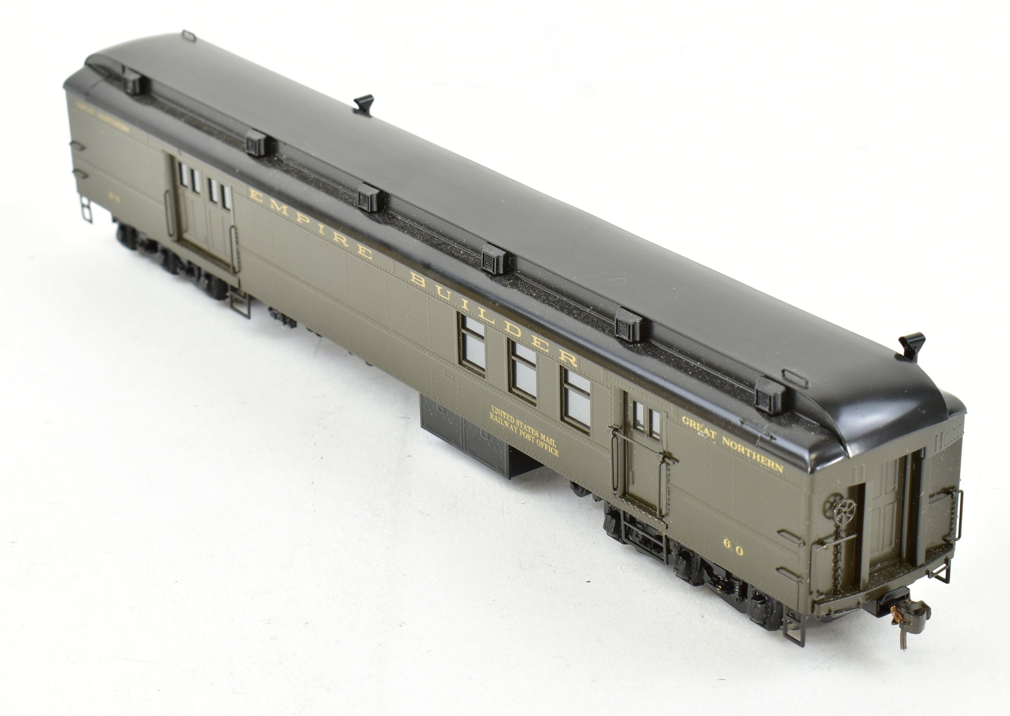 HO Scale Brass Oriental Limited Great Northern 1935 Empire Builder Baggage Mail Express Model with Custom Painting