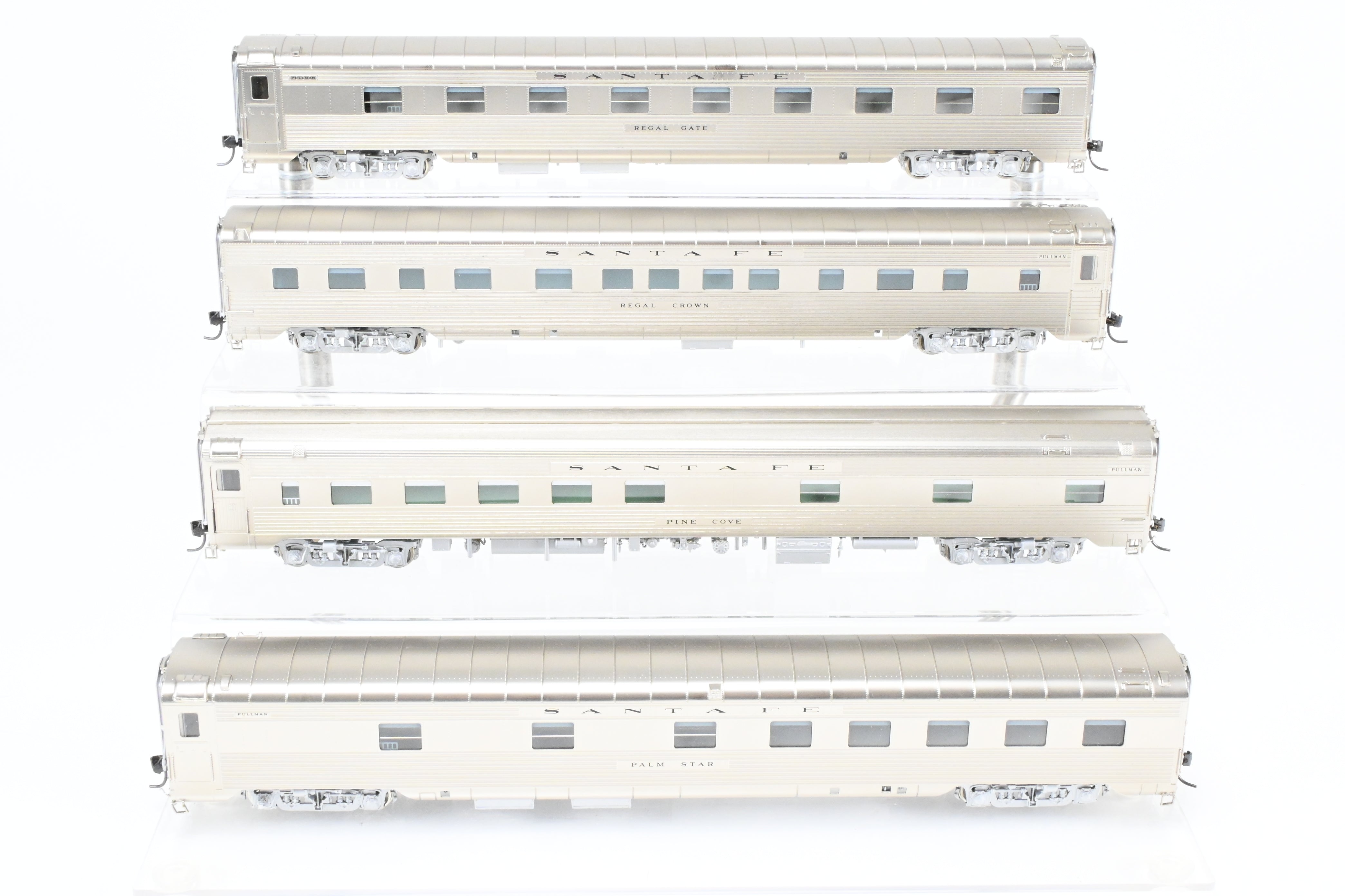 1951 ATSF Santa Fe Super Chief 4-Car Sleeping Car Set by Challenger Imports