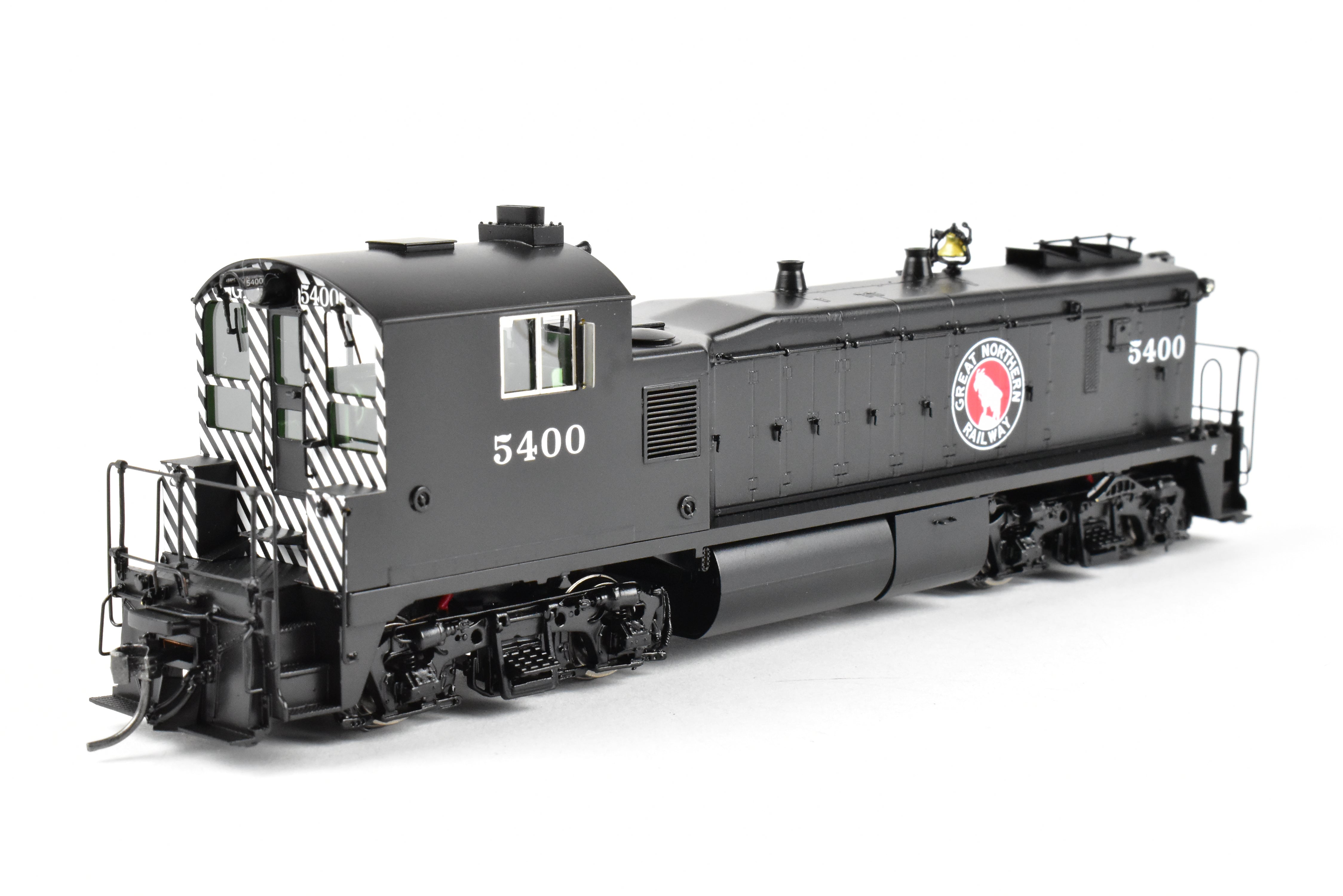 HO Scale Brass Division Point Great Northern EMD NW - 3 No.5400 As - Delivered Black w/White Chevrons