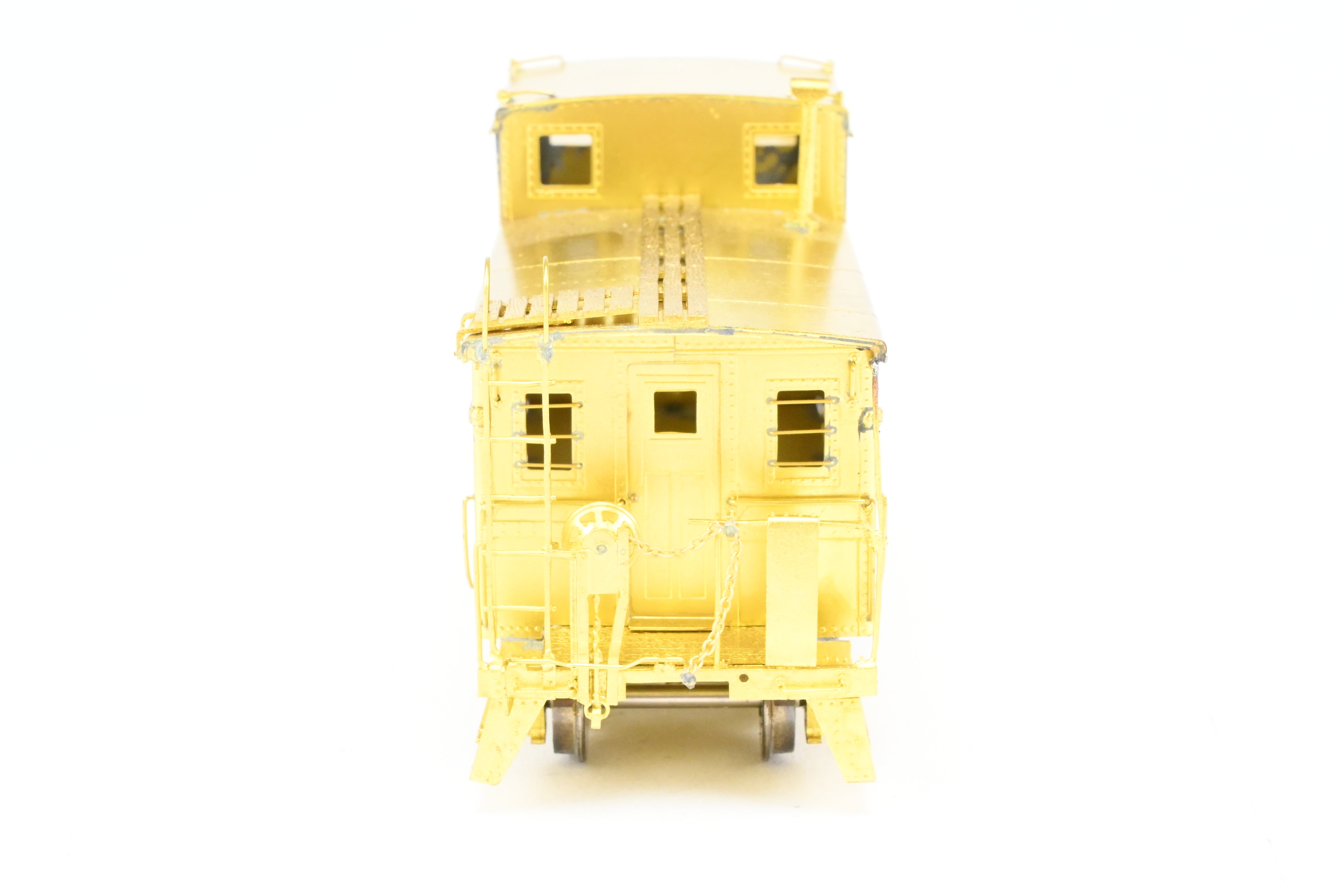 HO Scale Brass OMI - Overland Models, Inc. Erie Railroad Offset Cupola Caboose Models of Nos. C - 110 - 169 Riveted Design with Belt Rail from the 1951 Era