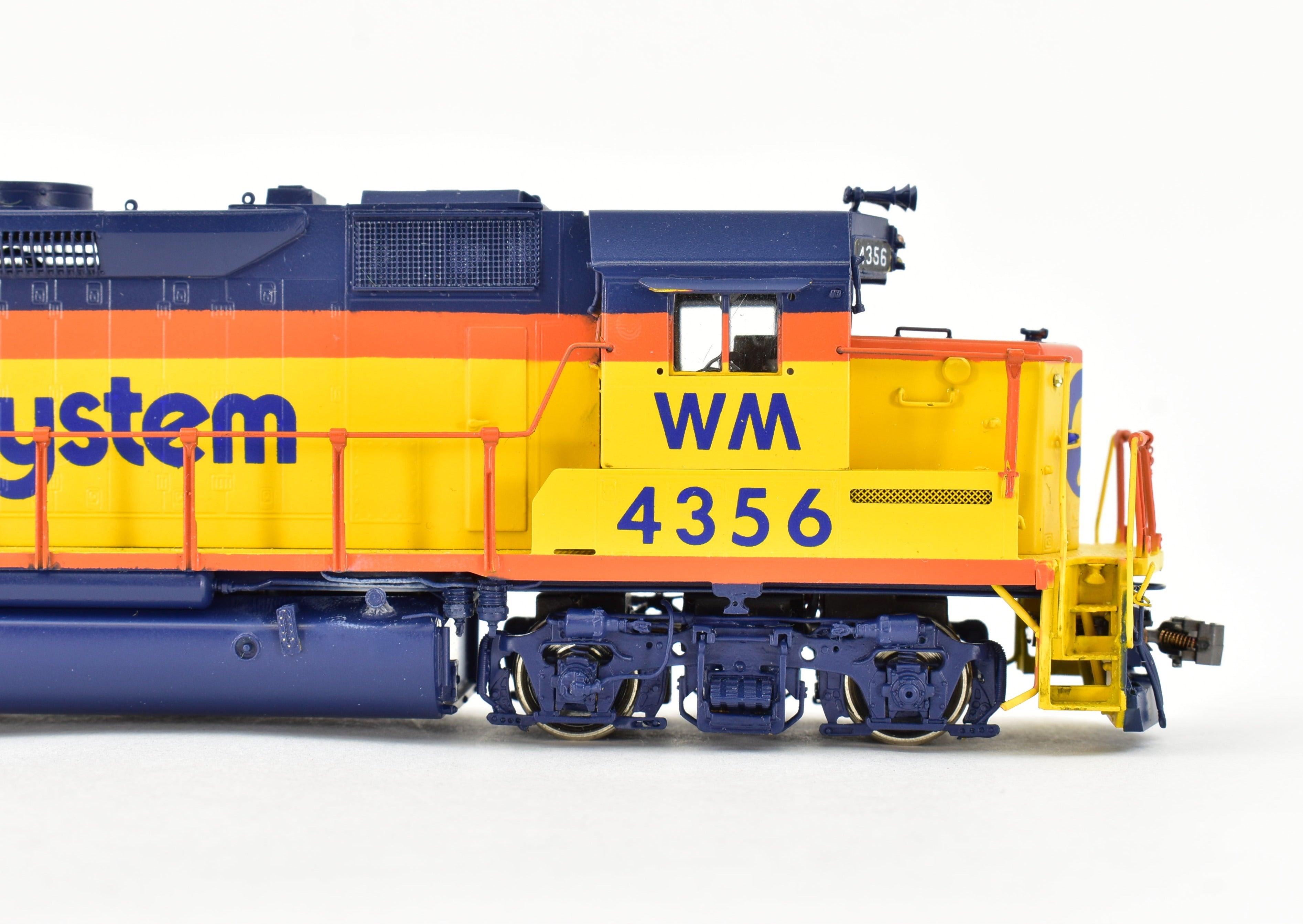 HO Scale Brass OMI Western Maryland Chessie System GP40-2 Factory Painted #4356
