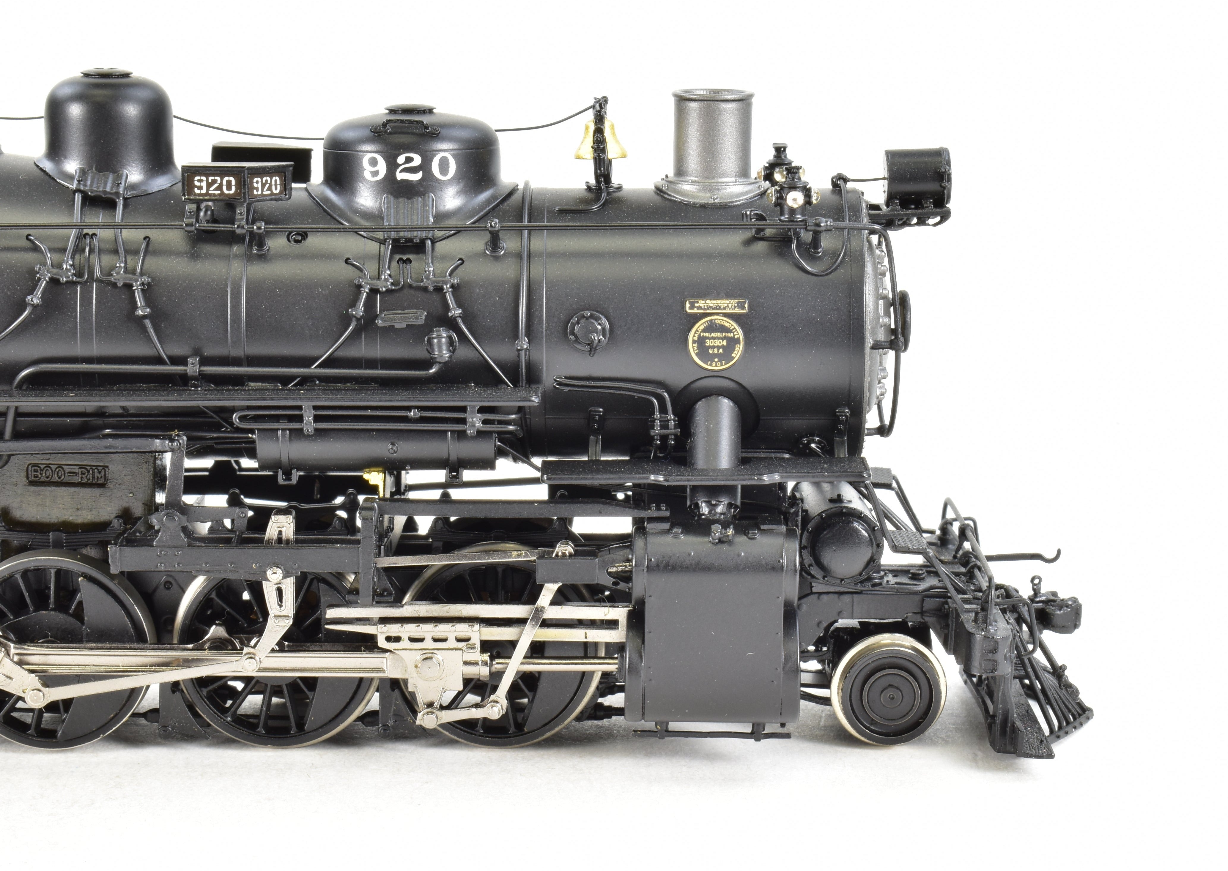 HO Scale Brass ATSF - Santa Fe 2-10-2 #920 Factory Painted Division Point Model