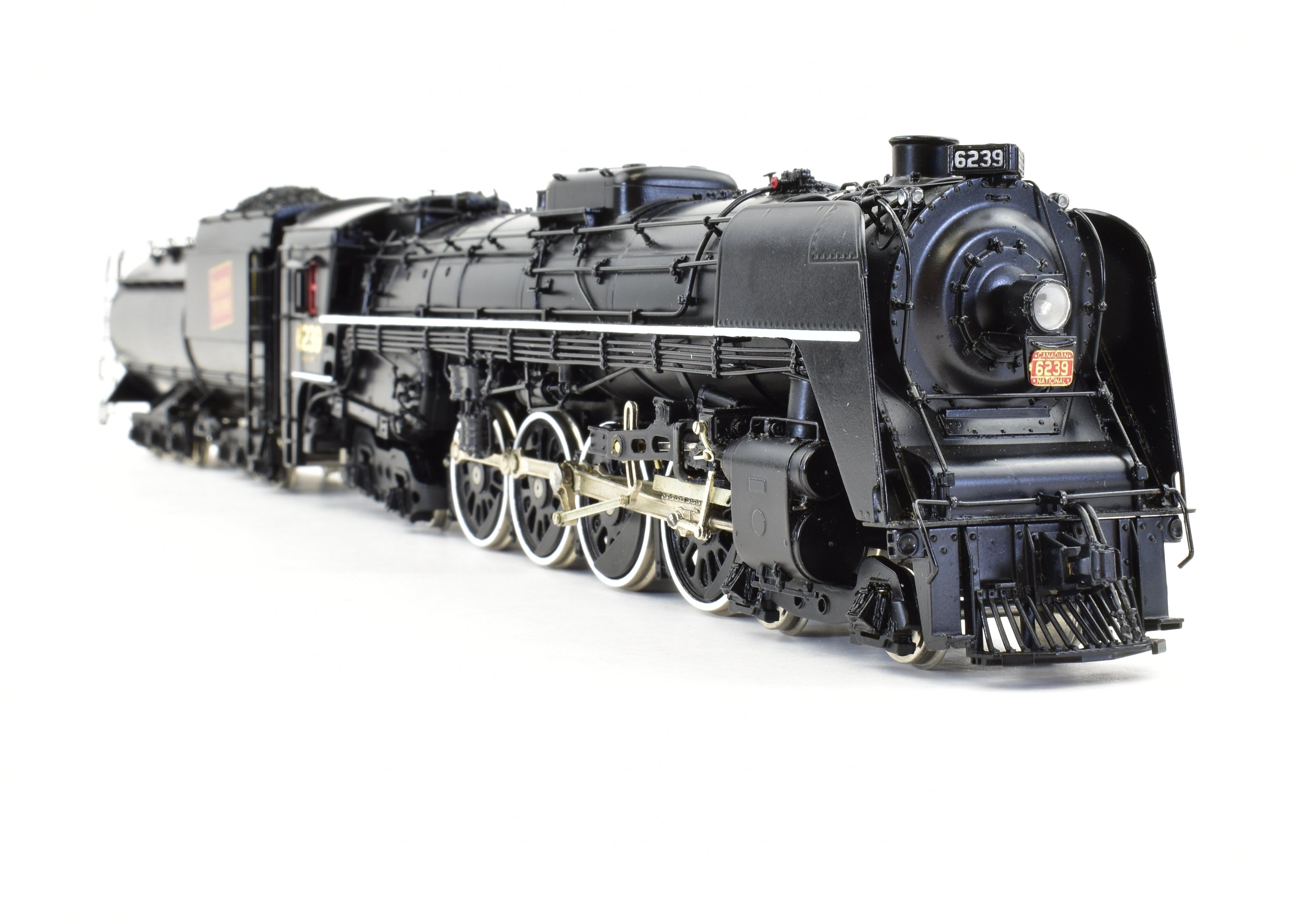 HO Scale Brass Model Train - Van Hobbies CNR (Canadian National Railway) 4-8-4 Class U-2-H Locomotive #6239 FP