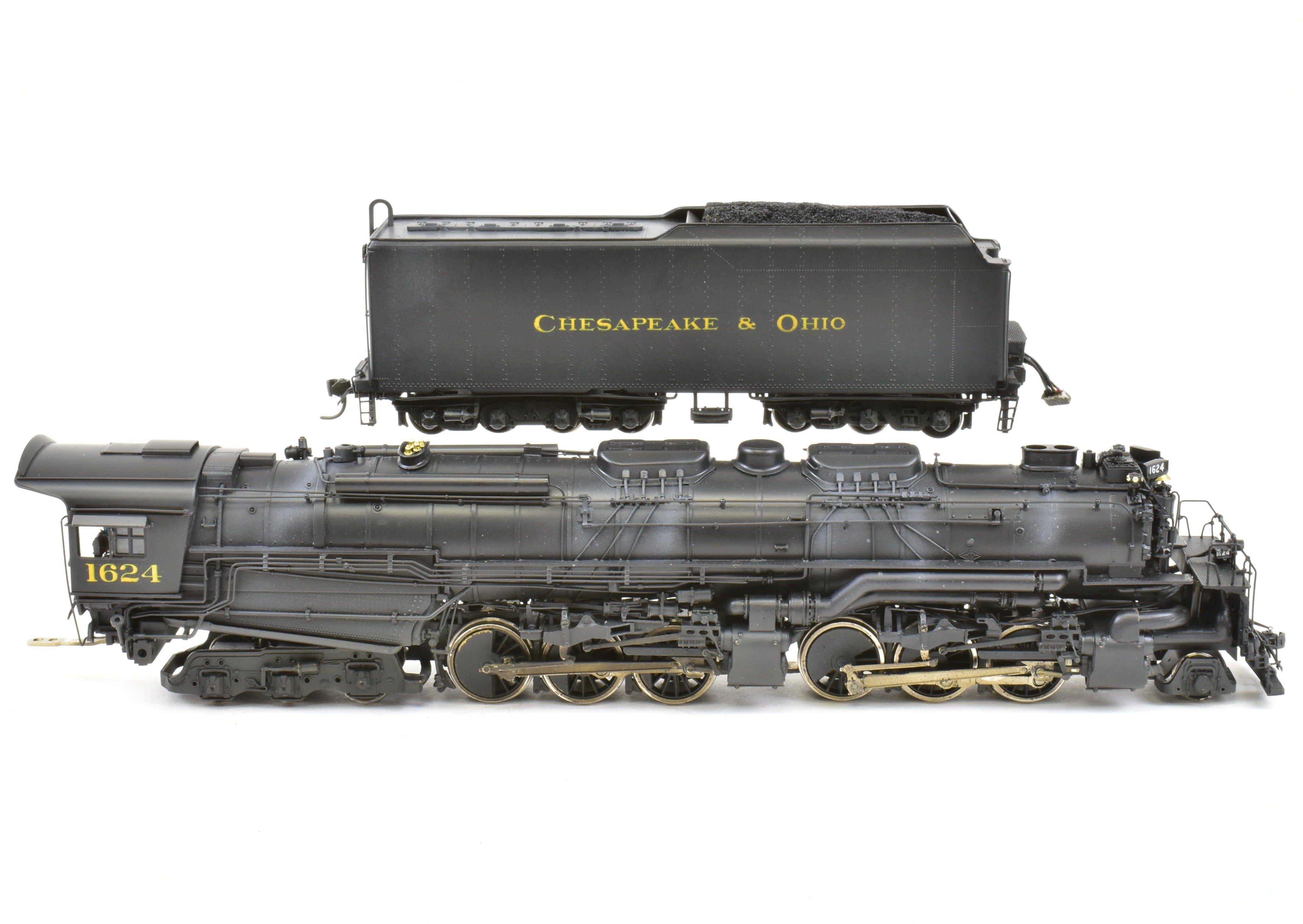 HO Scale Brass Key Imports C&O 2-6-6-6 Allegheny No. 1624 DCC & Sound