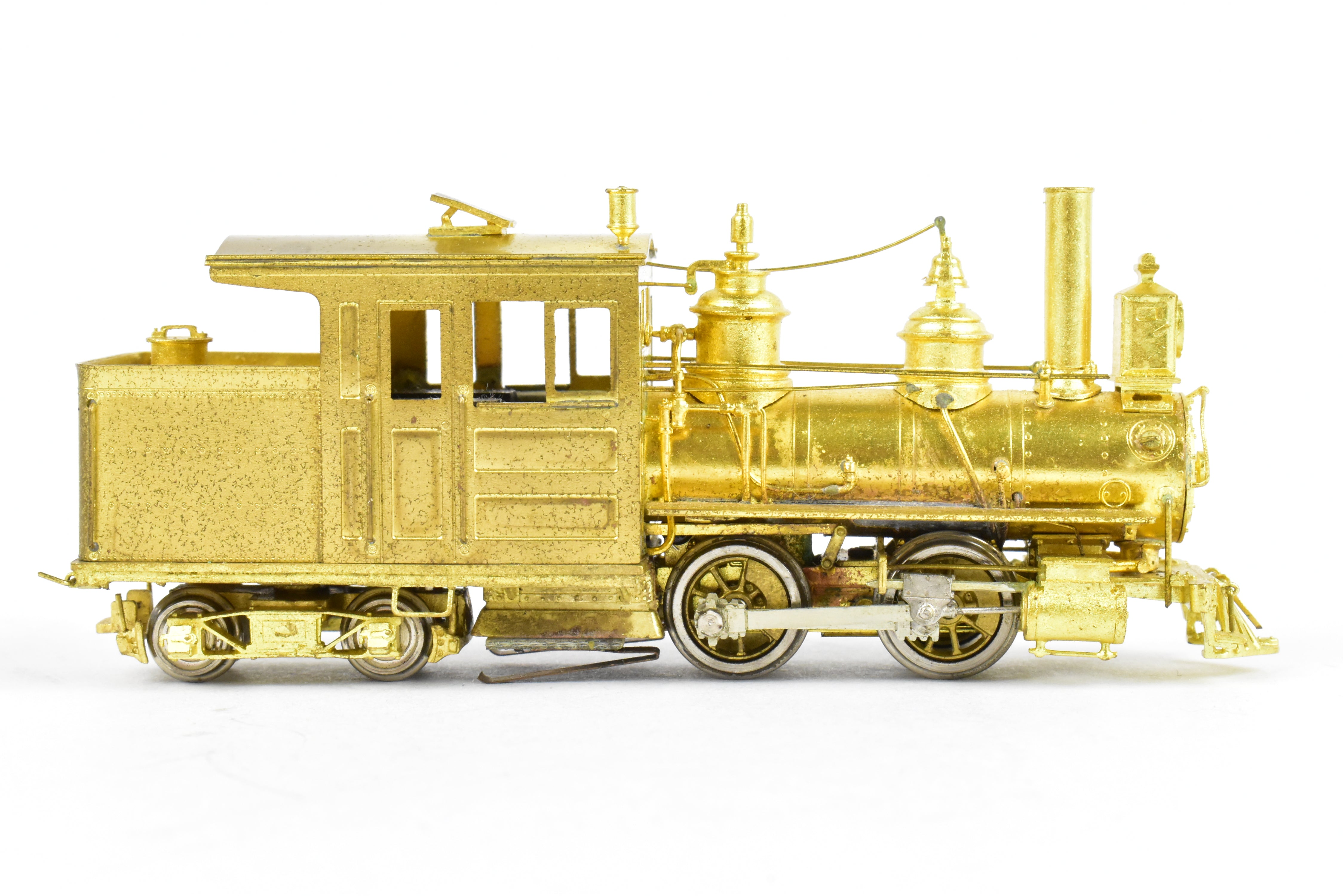 HOn30 Scale Brass Model Train - The Car Works Sandy River & Rangeley Lakes #7 Forney 0 - 4 - 4T Steam Locomotive in REBOXX Packaging