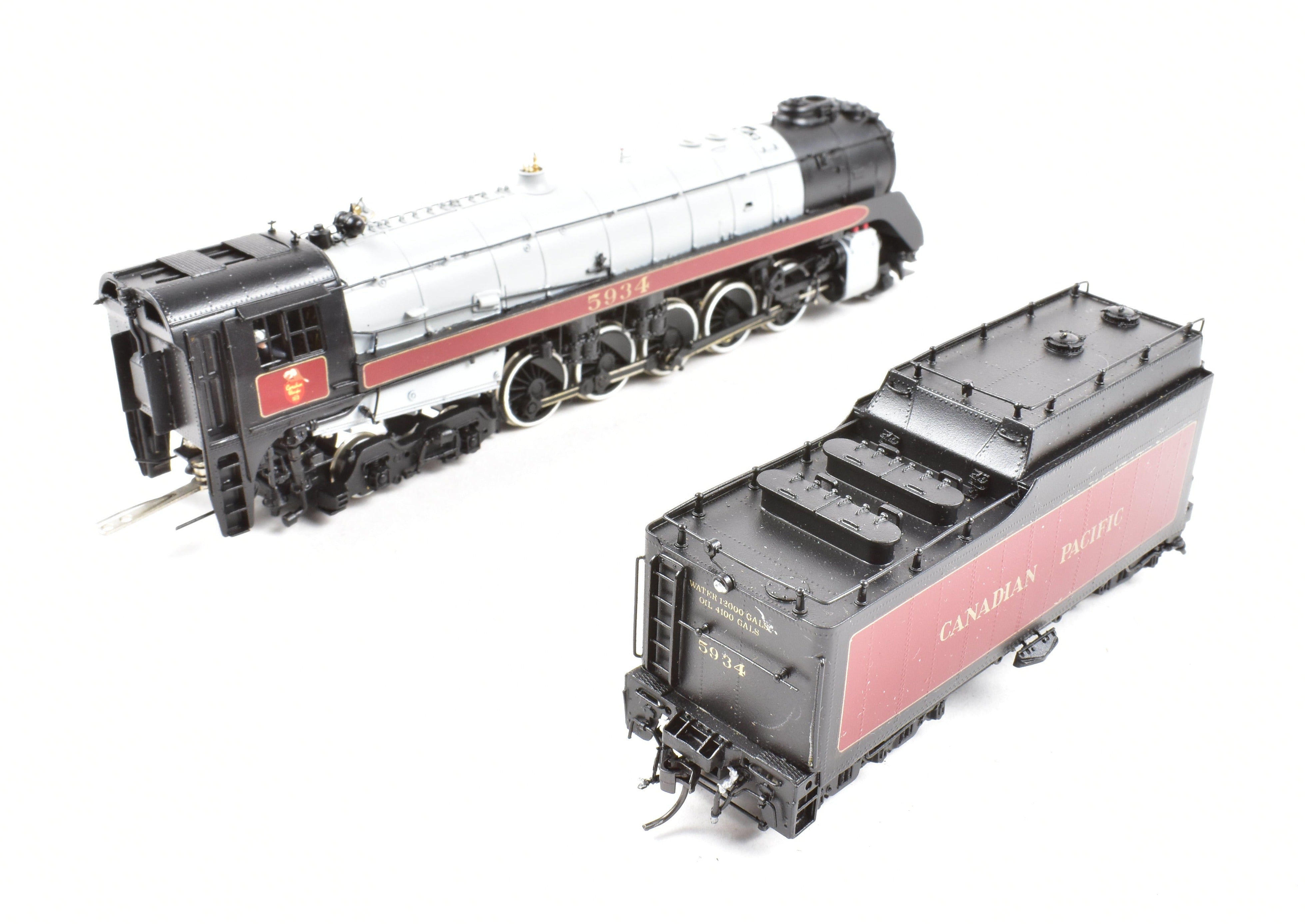 HO Scale Brass Van Hobbies CPR Canadian Pacific Railway T-1c 2-10-4 Selkirk Custom Painted Model