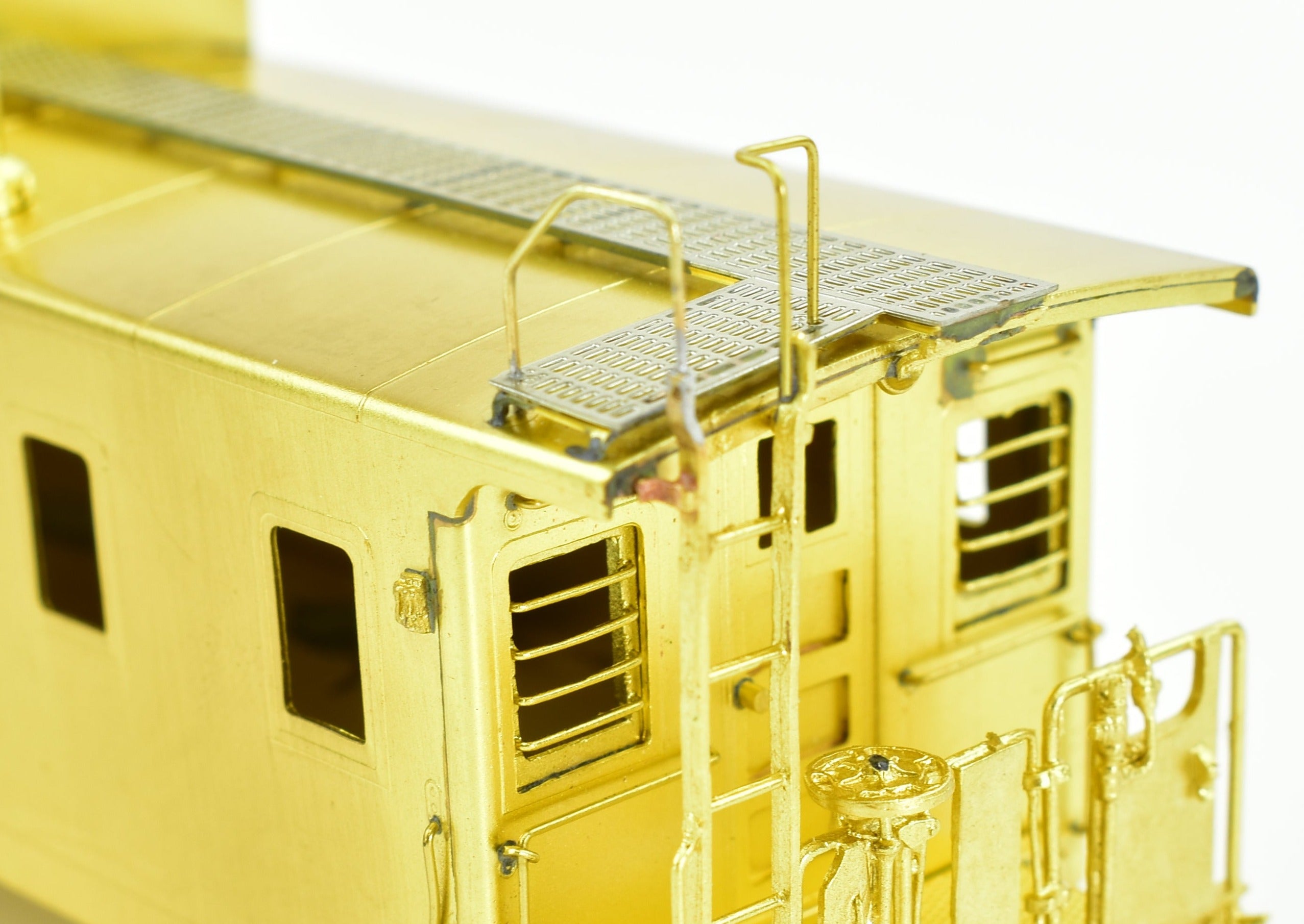 1945 Era HO Brass OMI Great Northern Steel Caboose X256 - 268 by Overland Models