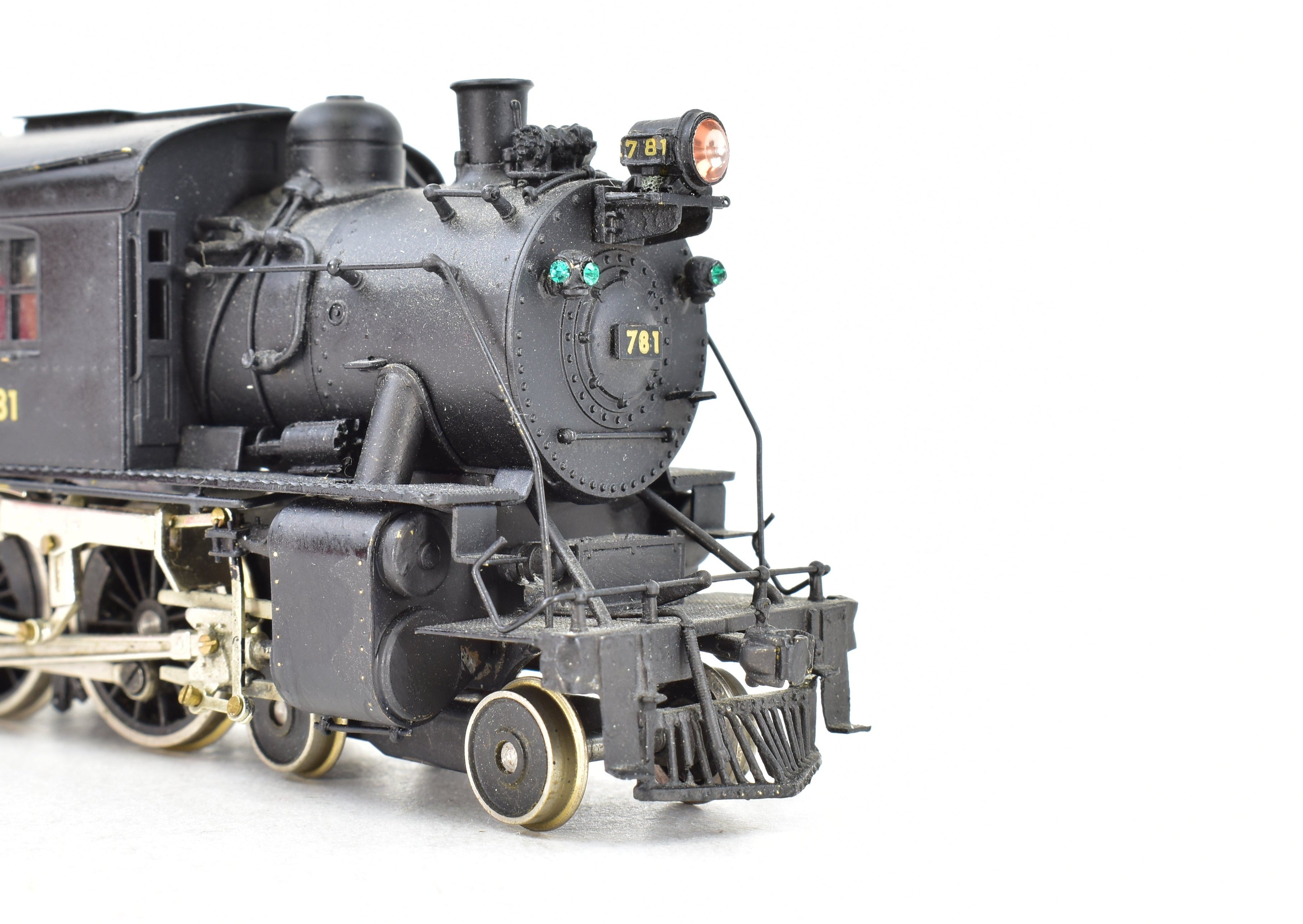 Custom Painted HO Brass Red Ball 4-6-0 Camelback Model of Central Railroad Of New Jersey
