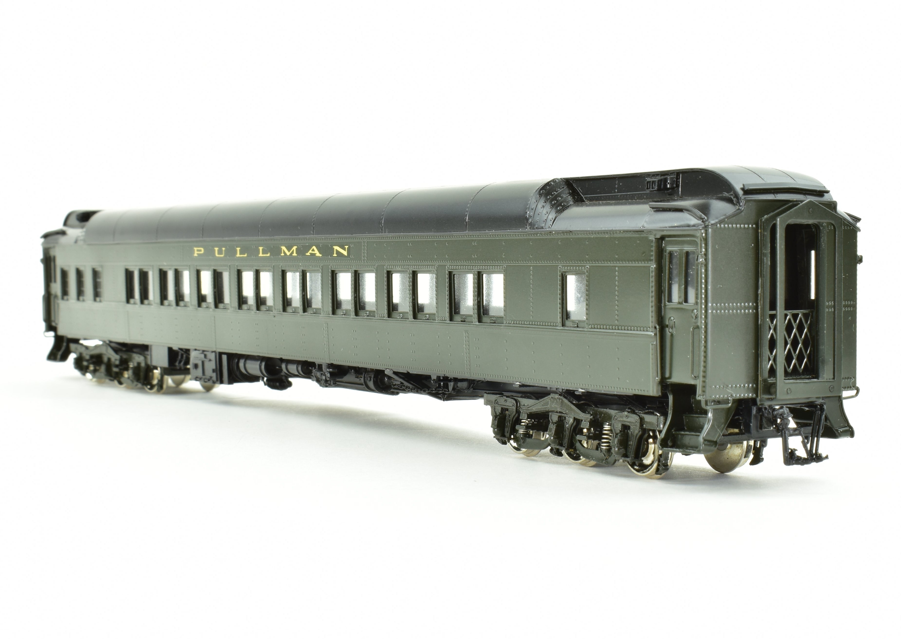 HO Scale Brass Precision Scale Co. Pullman 80-Foot Sleeper 16-Section Tourist Car Model Plan 2412 with Air Feature Package