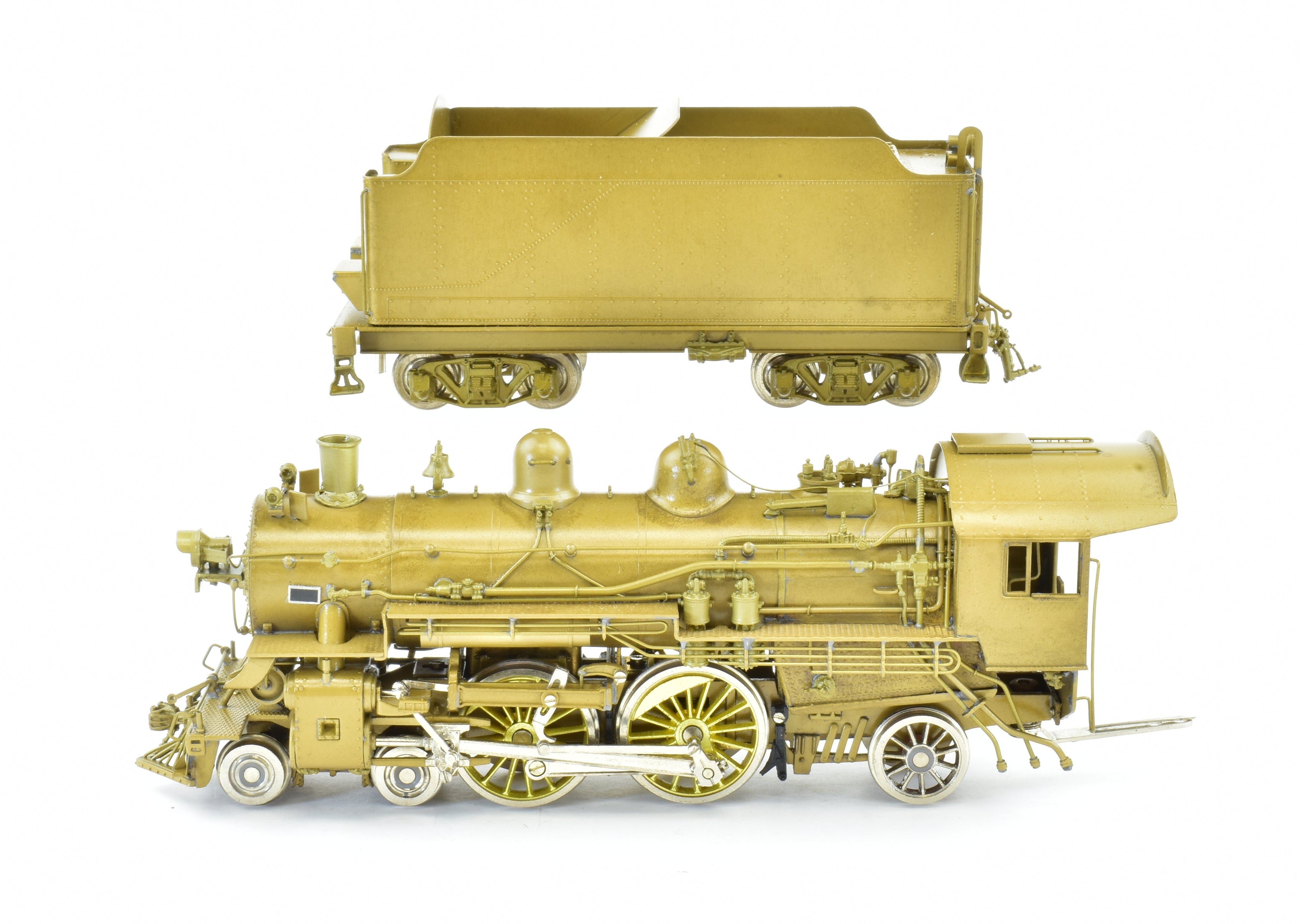 HO Scale Brass Model Train - Overland Models, Inc. Chesapeake & Ohio A - 16 4 - 4 - 2 Atlantic Locomotive by J.P. Models