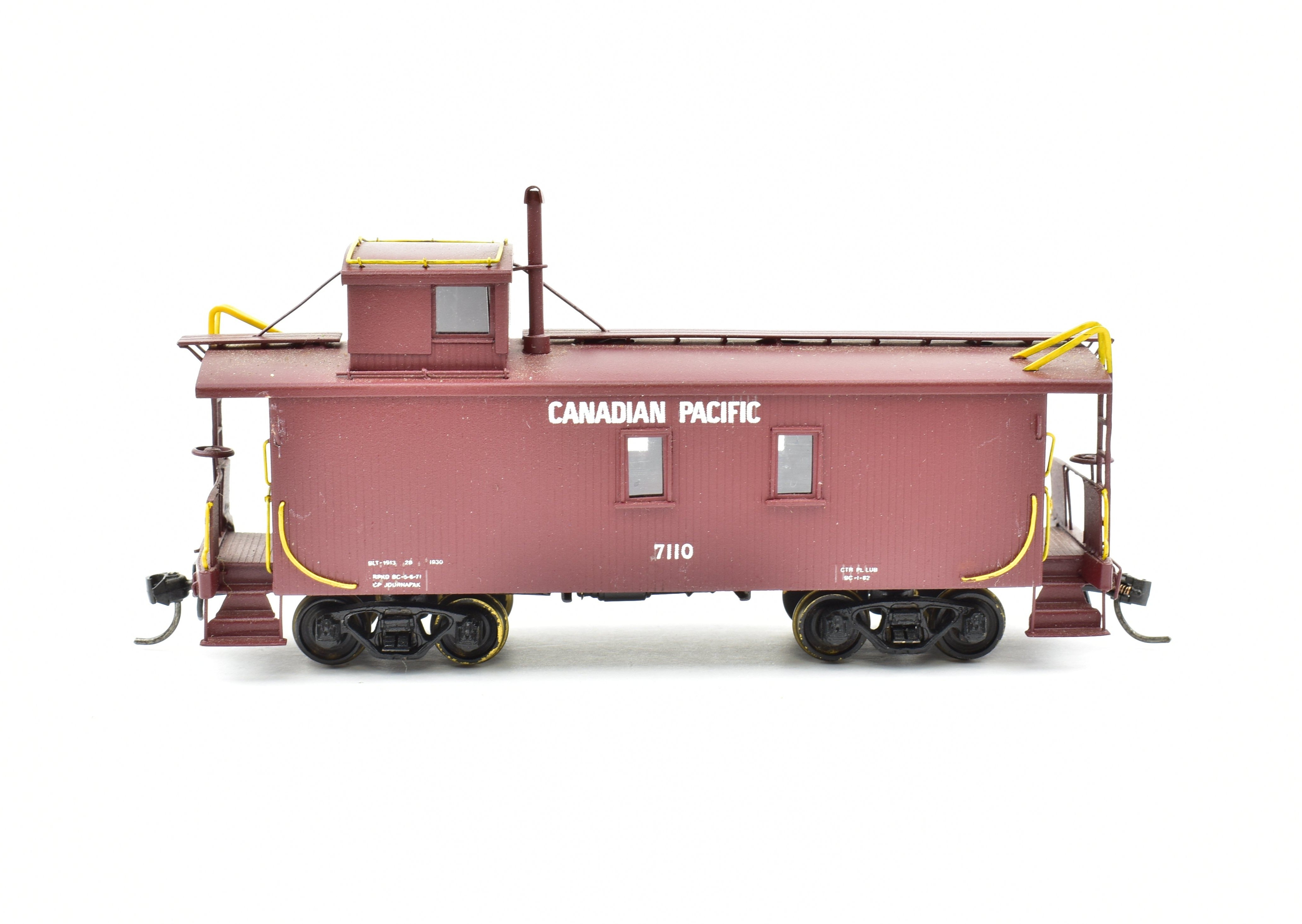 Custom Painted HO Brass Van Hobbies Canadian Pacific Railway Caboose