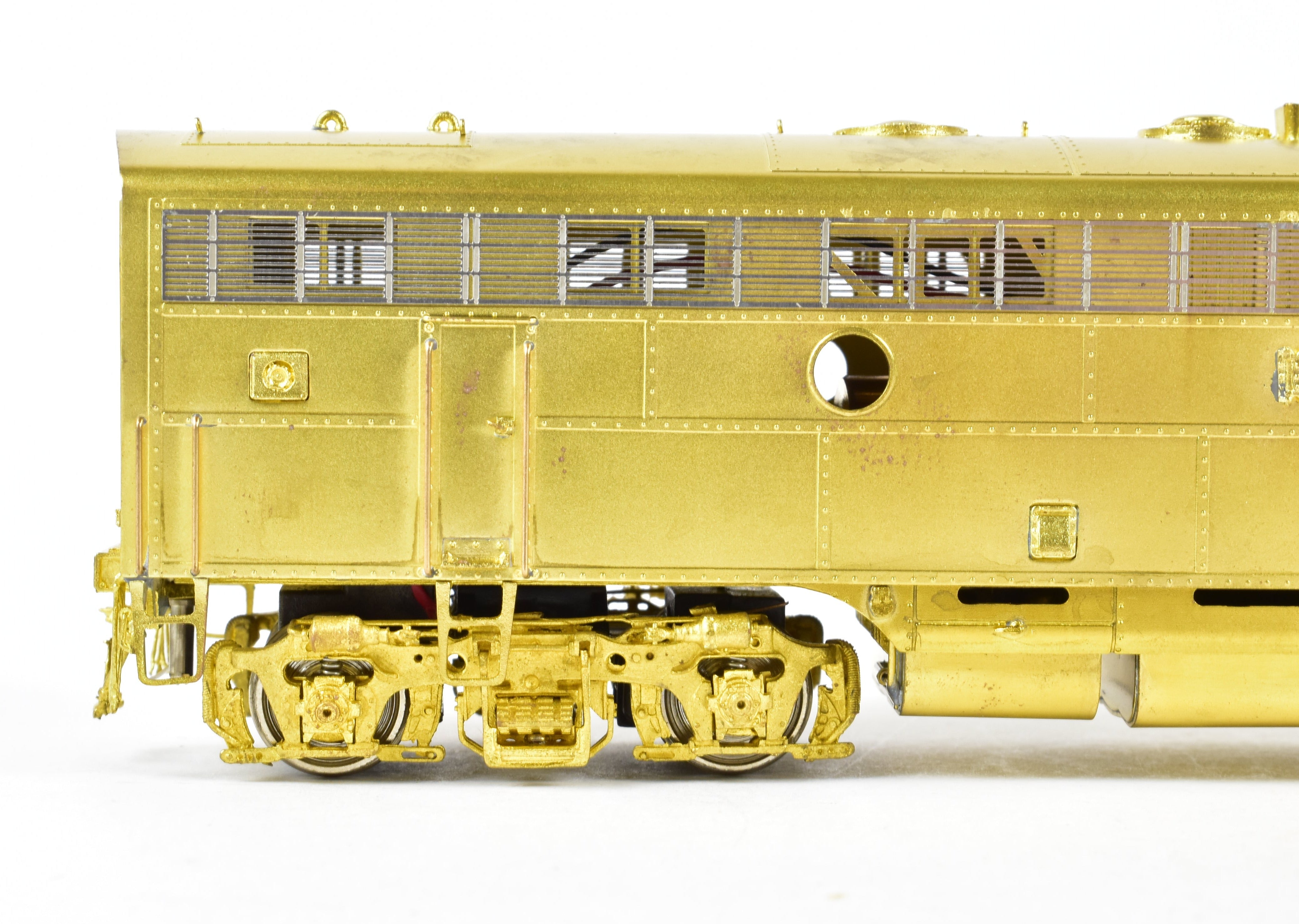 HO Scale Brass OMI - Overland Models Inc. Western Pacific EMD F7B Nos. 913B,C - 921B,C Freight Locomotive Models with Steam Headlight from the 1960 Era
