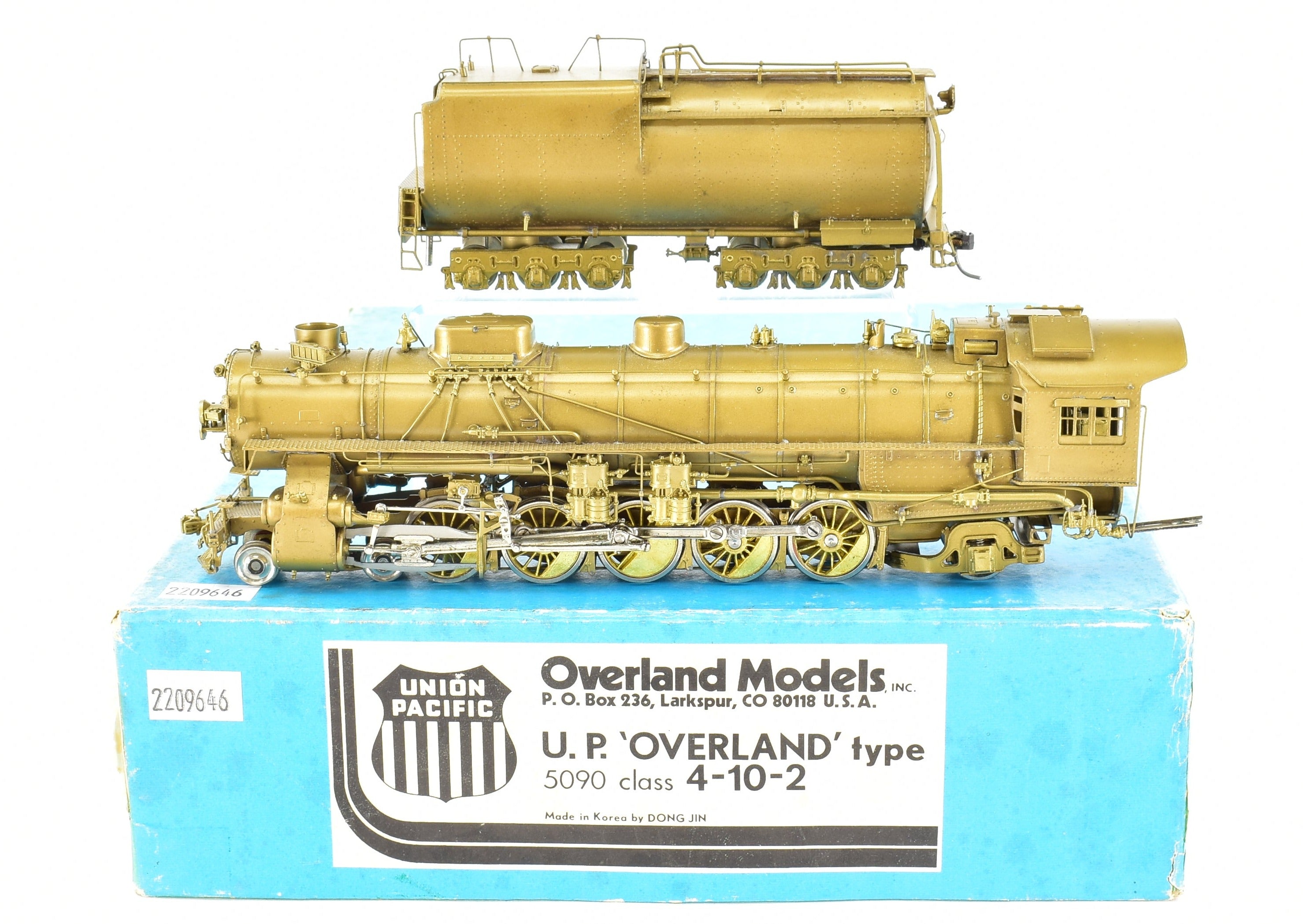 HO Brass OMI - Overland Models Inc. Union Pacific 5090 Class 4-10-2 Overland Model