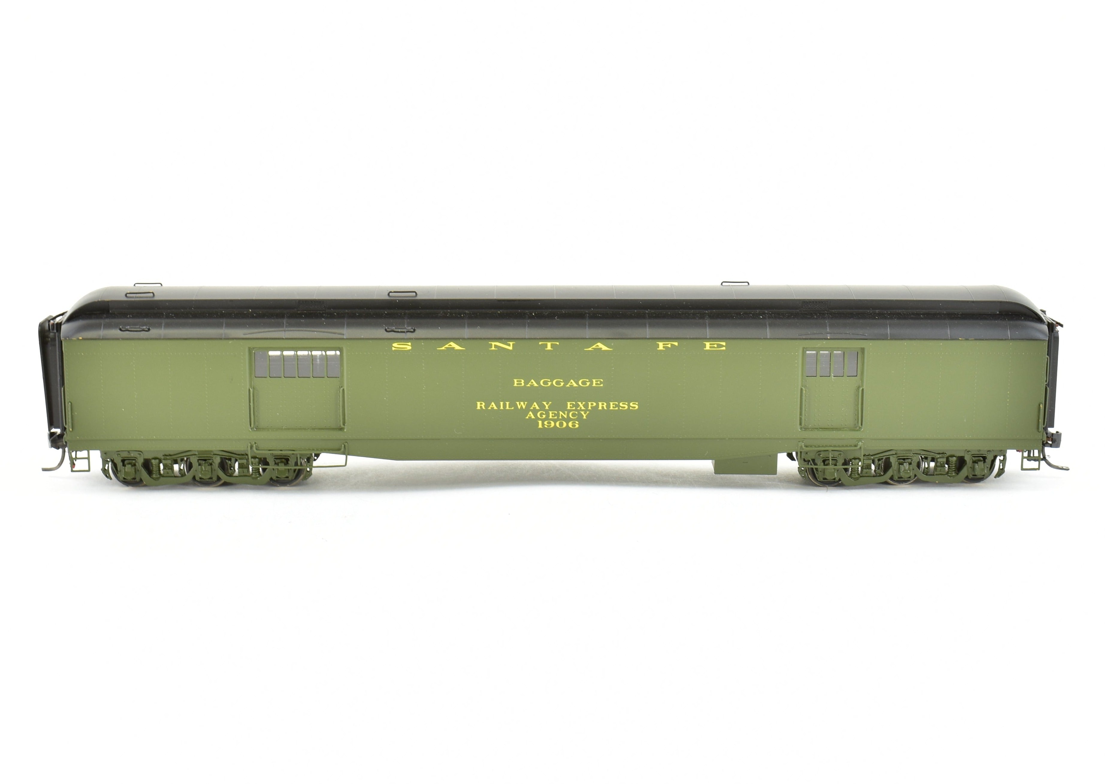 HO Scale Brass Hi-Country ATSF Santa Fe Baggage Express #257 Pro-Finished Model