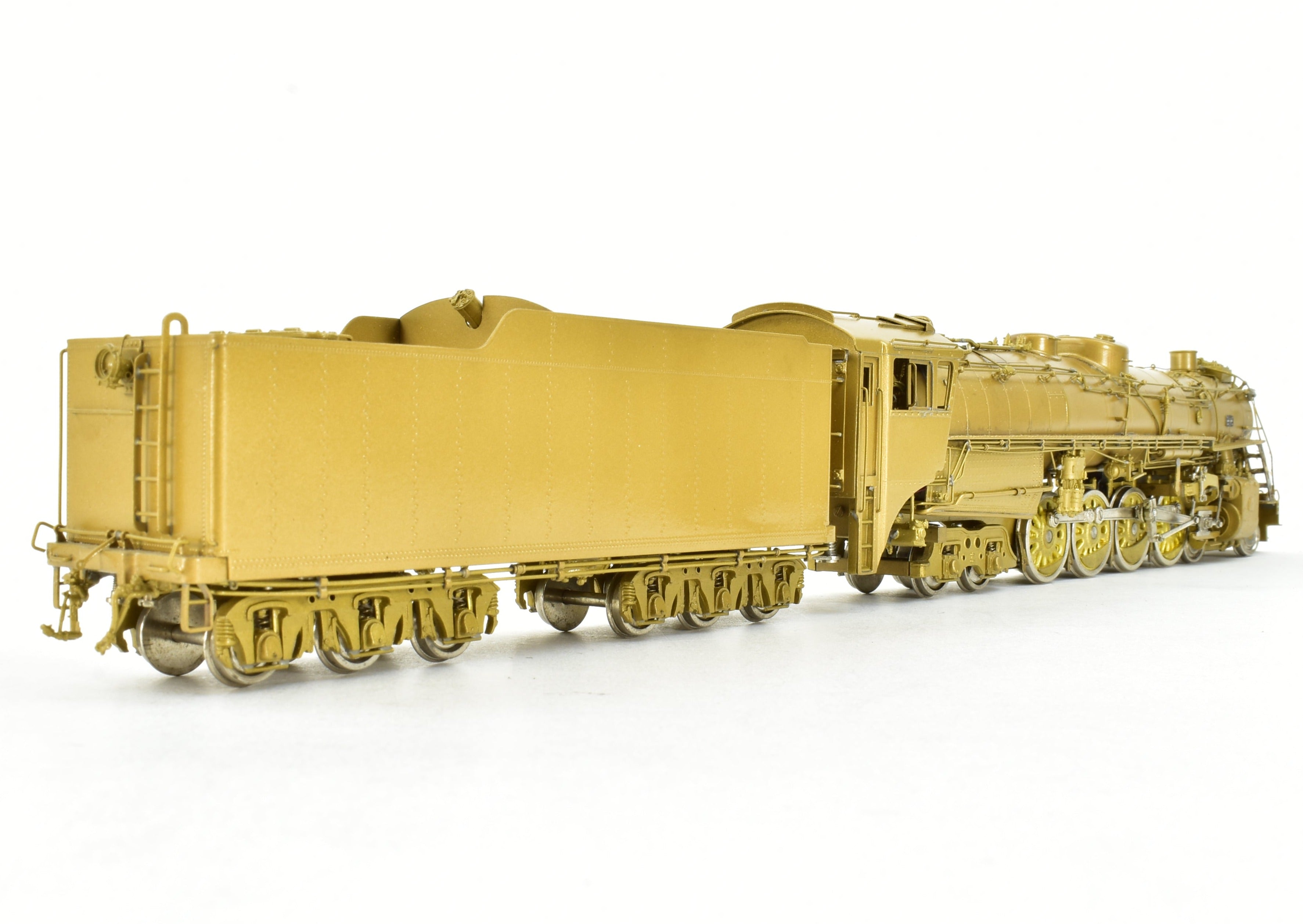 High - Quality HO Scale Brass Model Train: CON NJ Custom Brass CB&Q - Burlington Route Class O5A 4 - 8 - 4 Locomotive