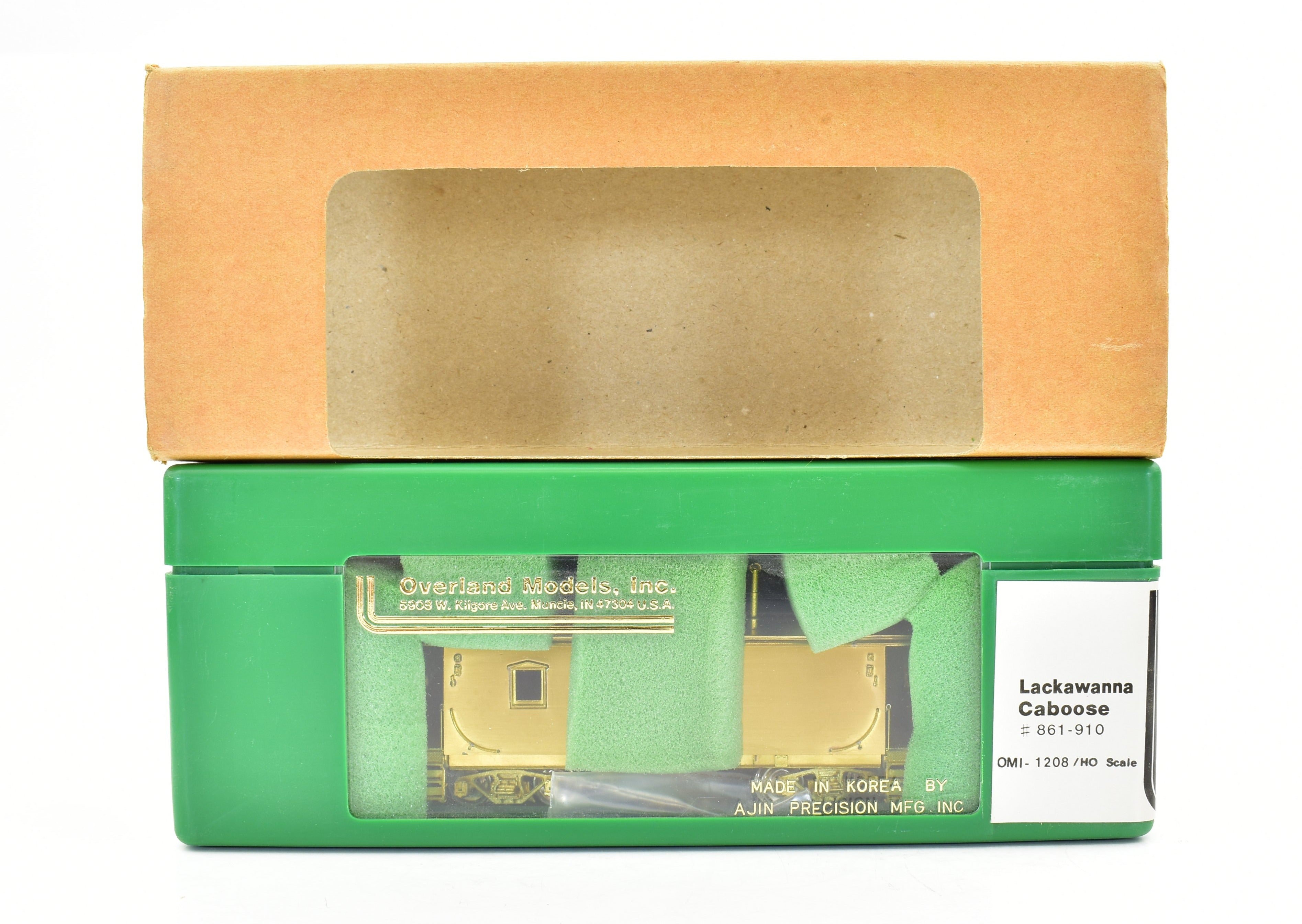 HO Scale Brass Caboose by OMI - Overland Models, Inc., Representing DL&W - Delaware Lackawanna & Western #861 - 910