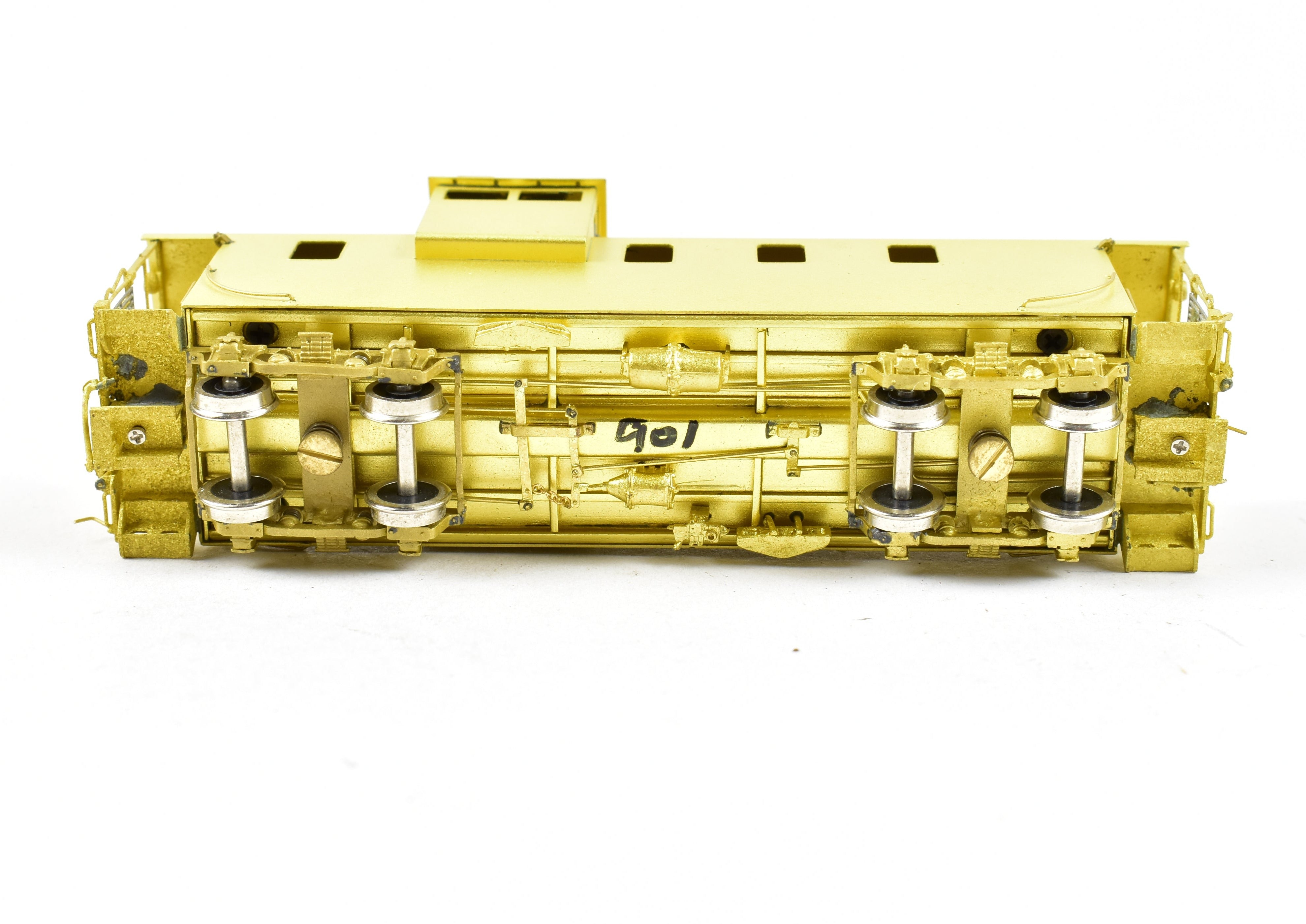 HOn3 Scale Model Brass Precision Scale Co. White Pass & Yukon Railway Steel Caboose 901 - A Collectible Train Car