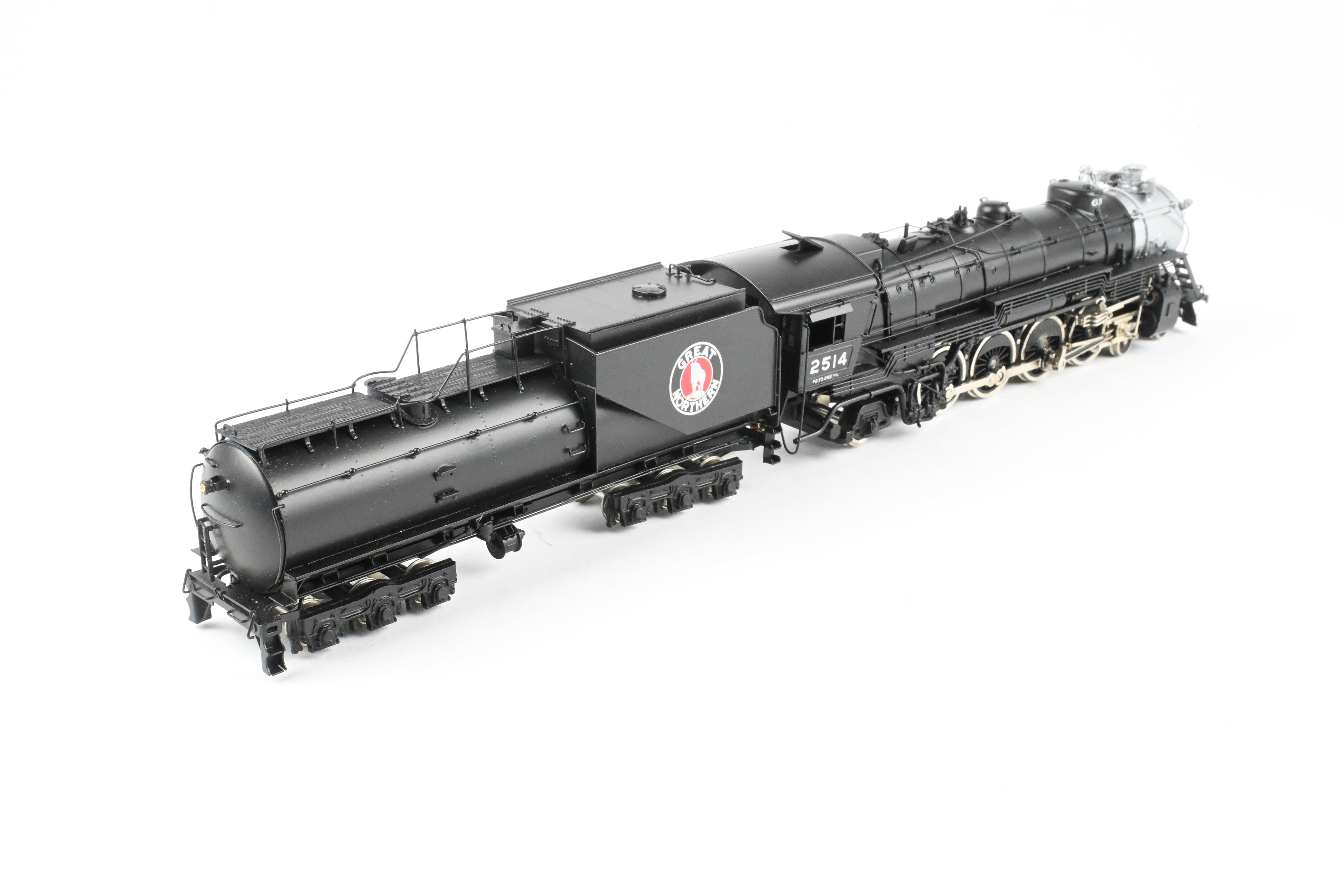 HO Scale Brass Tenshodo GN - Great Northern 4-8-2 Class P-2 Factory Painted Crown Series Steam Locomotive Model #2514