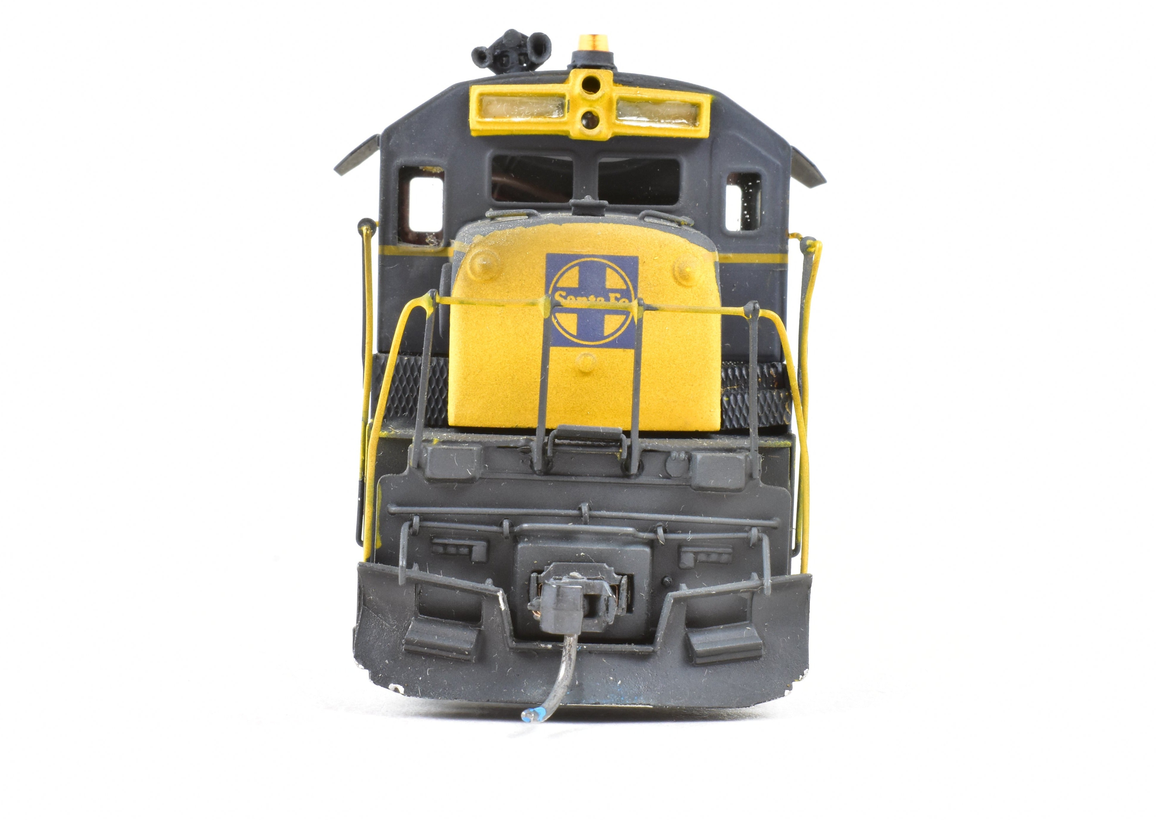 Custom Painted HO Brass Alco Models ATSF Santa Fe GE U - 33C Diesel