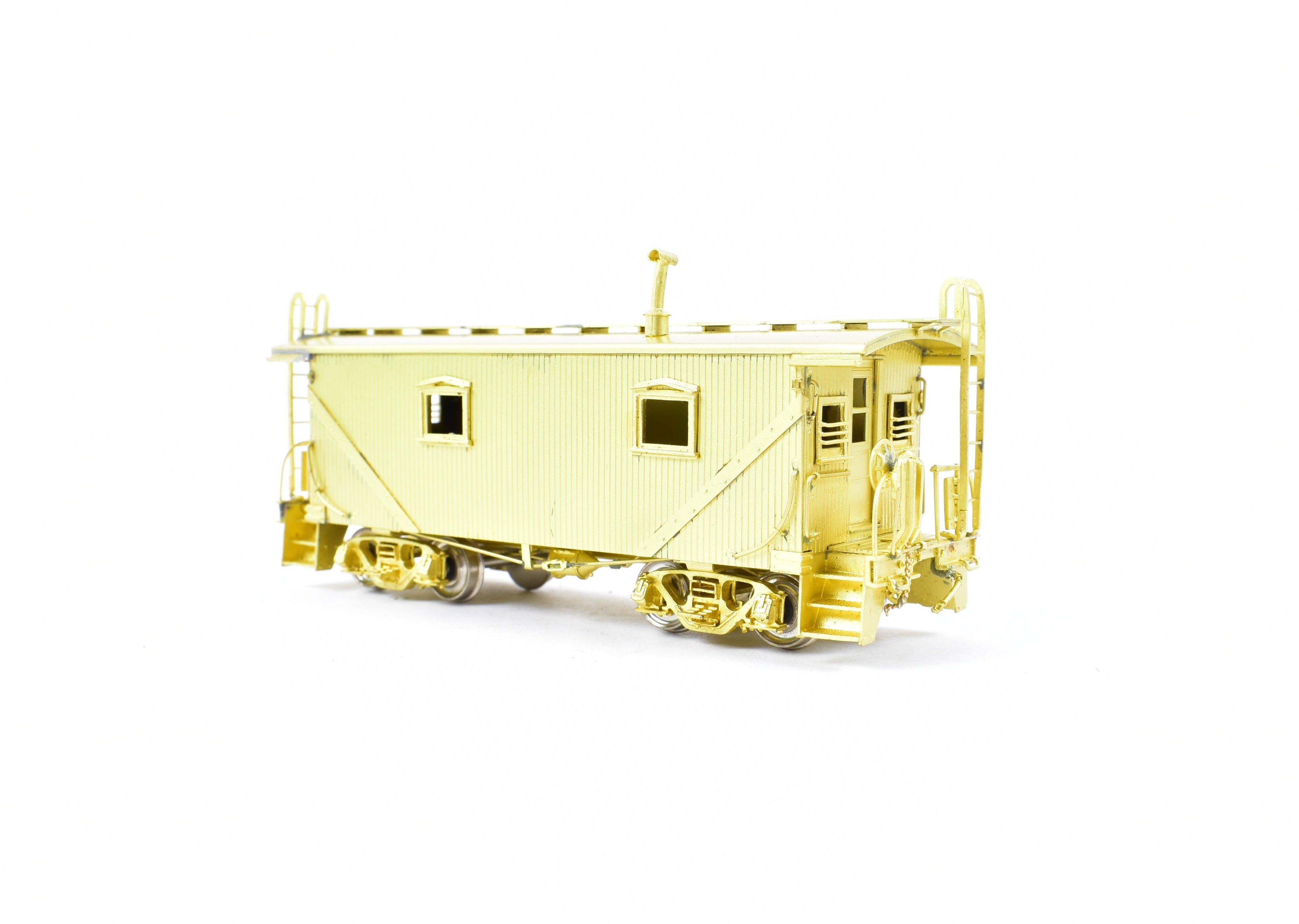 HO Scale Brass OMI - Overland Models, Inc. Delaware & Hudson (D&H) Wood Sheath Transfer Caboose without Cupola Model Train