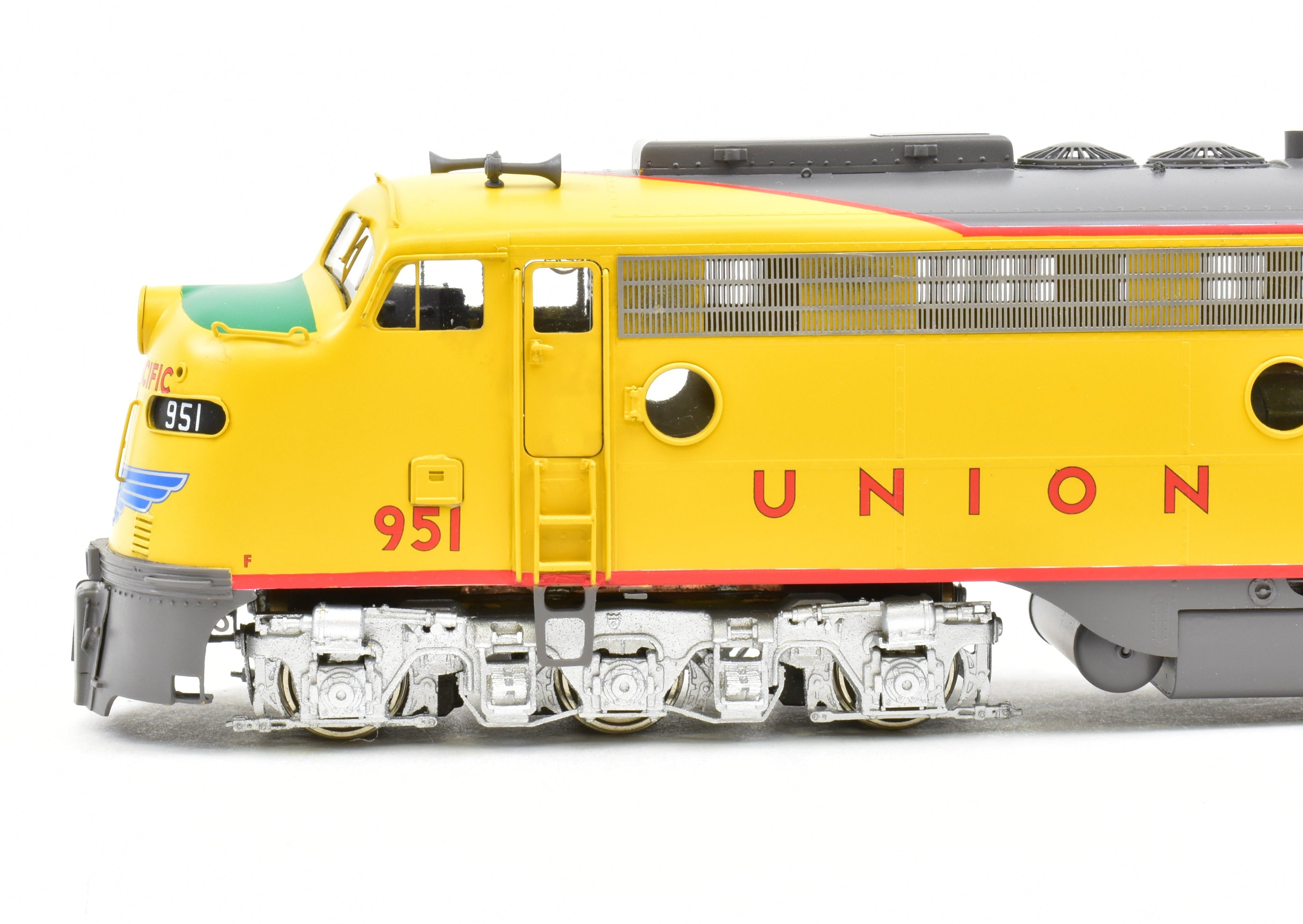 S Scale Brass Union Pacific (UP) EMD E8/9 A-Unit Model by River Raisin Models with Factory Painted Finish