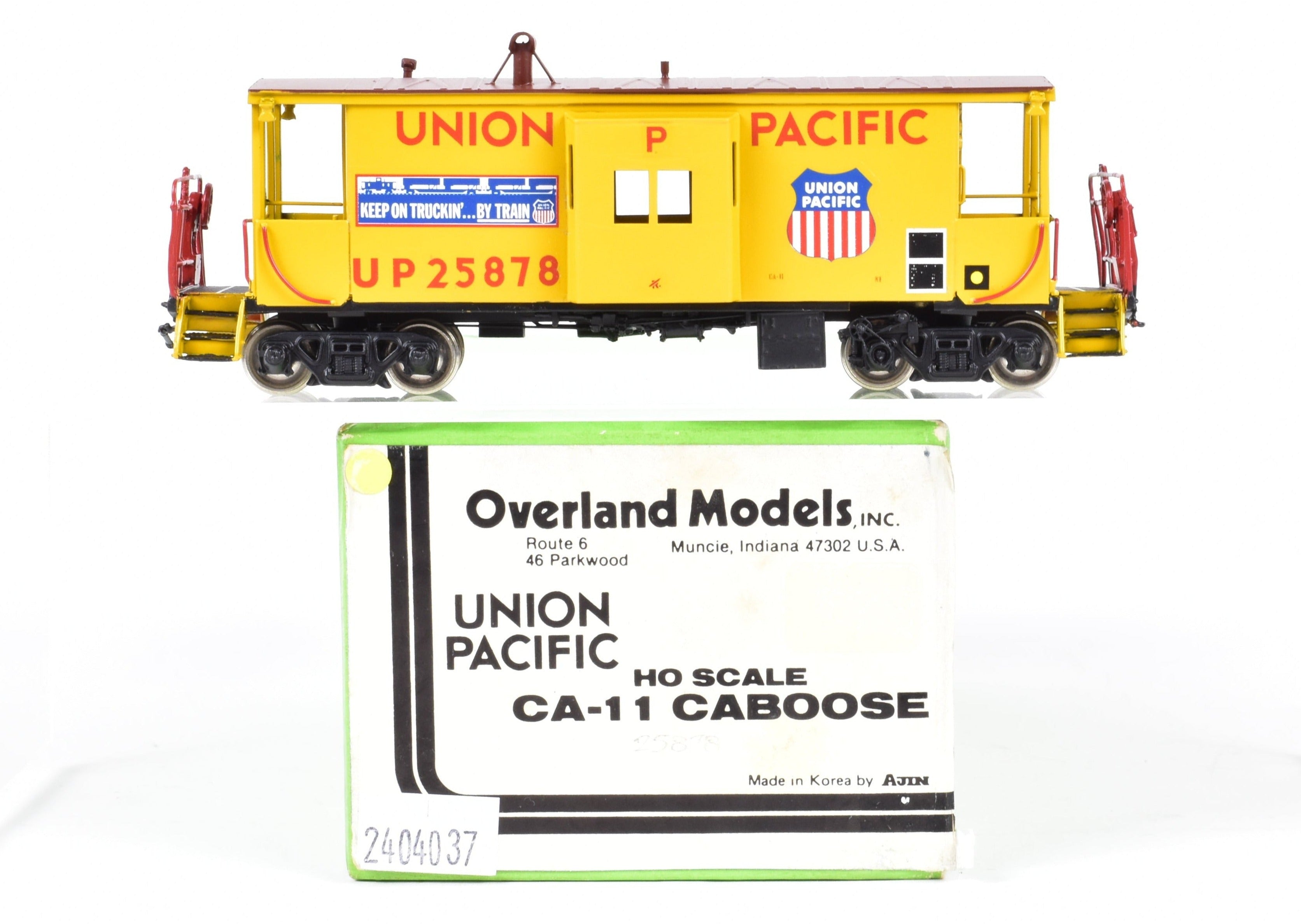 HO Scale Brass OMI - Overland Models, Inc. Union Pacific CA - 11 Caboose Model for Model Trains Collectors
