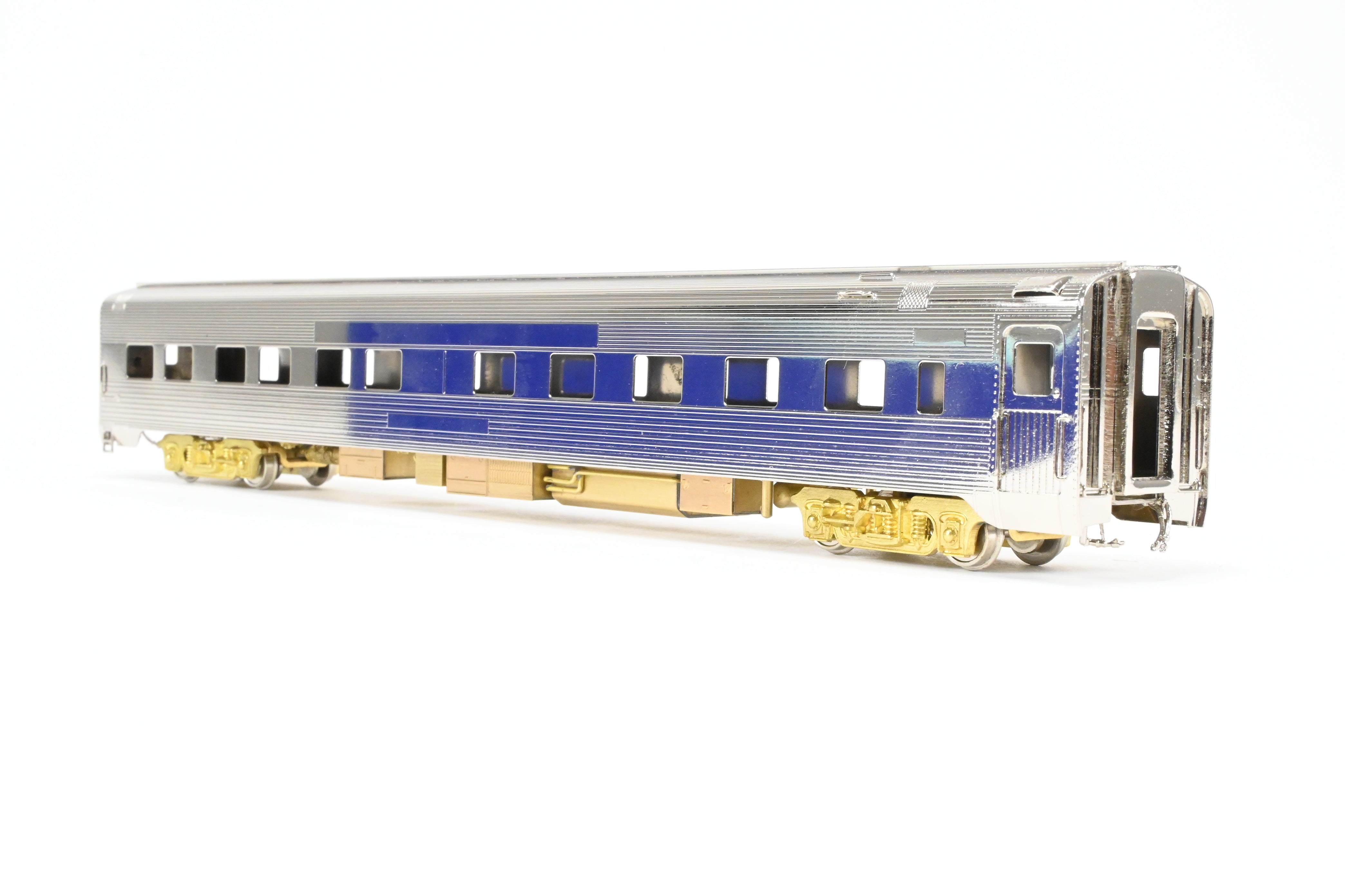 HO Scale Brass Cascade Models AT&SF - Santa Fe Budd Pine Series 10RMT - 6DBR Non - Skirted Sleeper Model Train Car