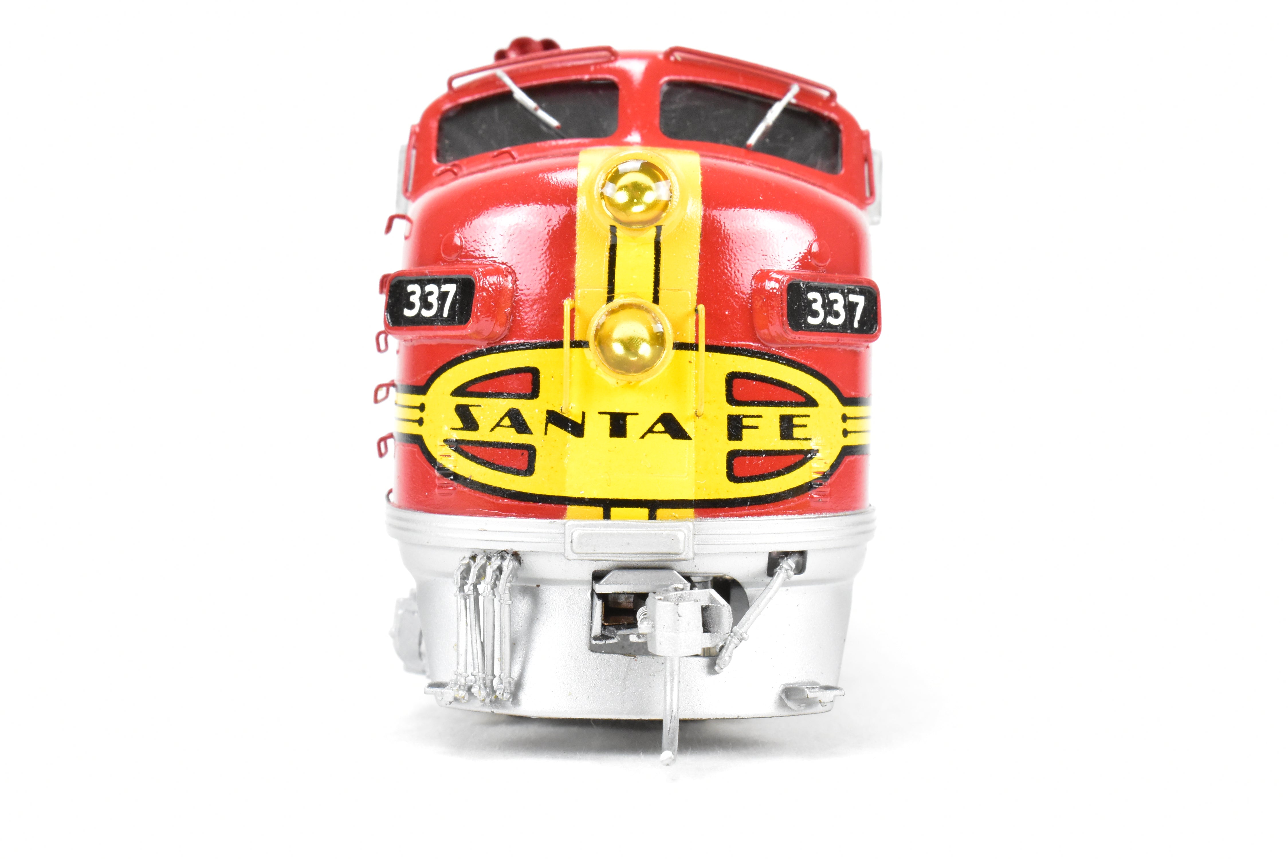 HO Brass Oriental Limited ATSF Santa Fe EMD F3A 1500 HP Phase IV Warbonnet #337 Pro-Painted